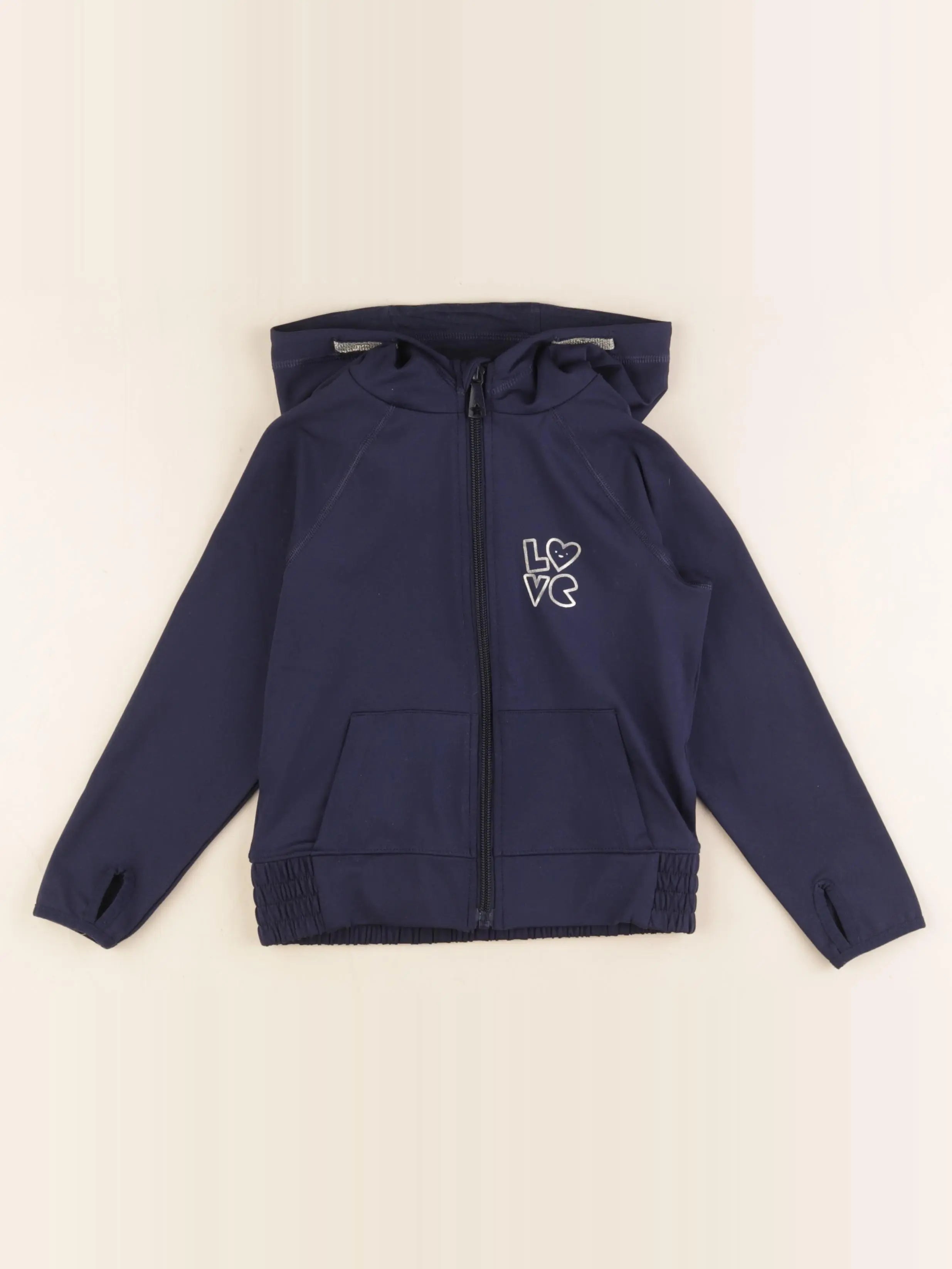 Vertbaudet - sweat bleu - 4 ans