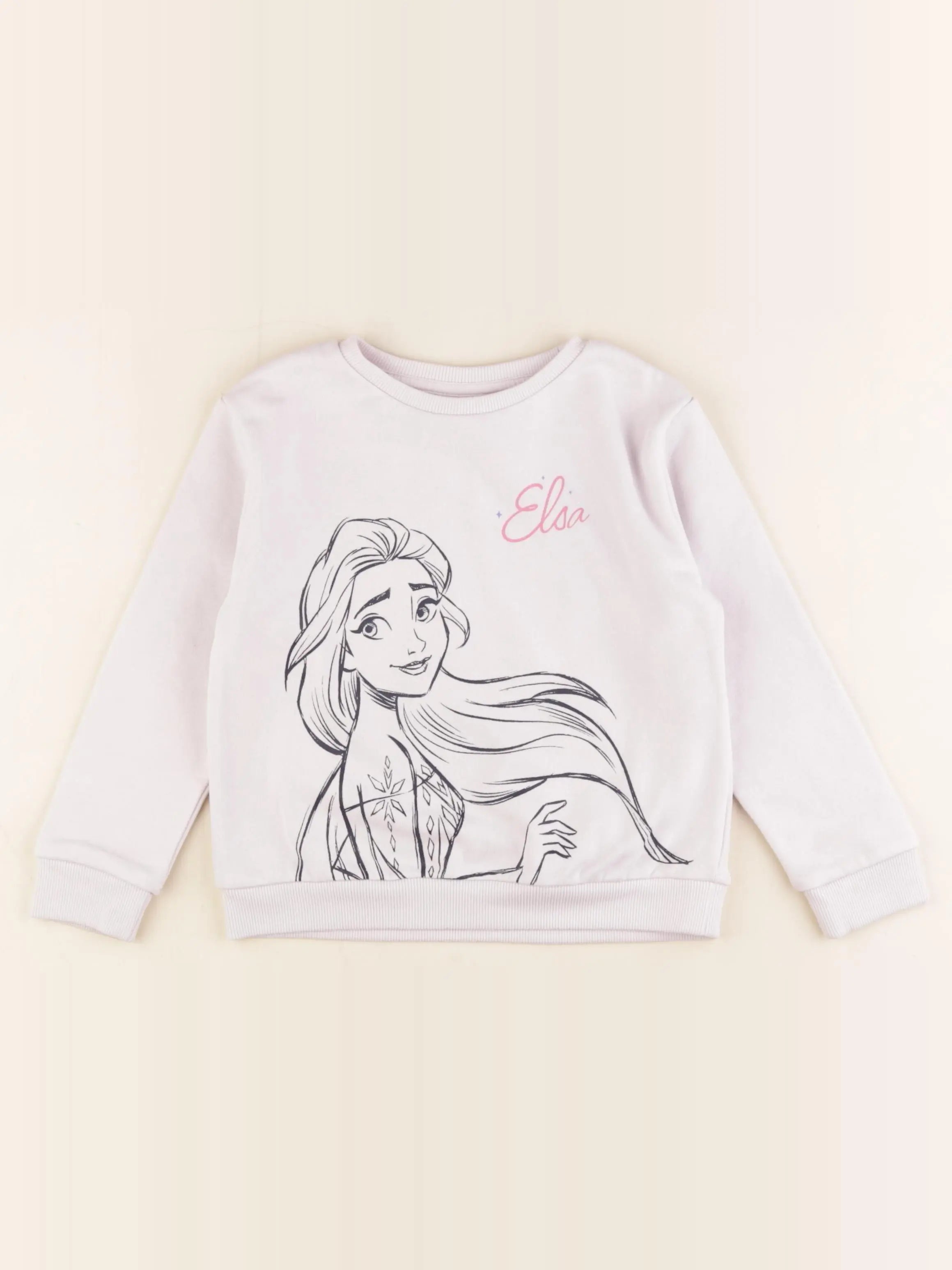 Vertbaudet - sweat rose - 4 ans