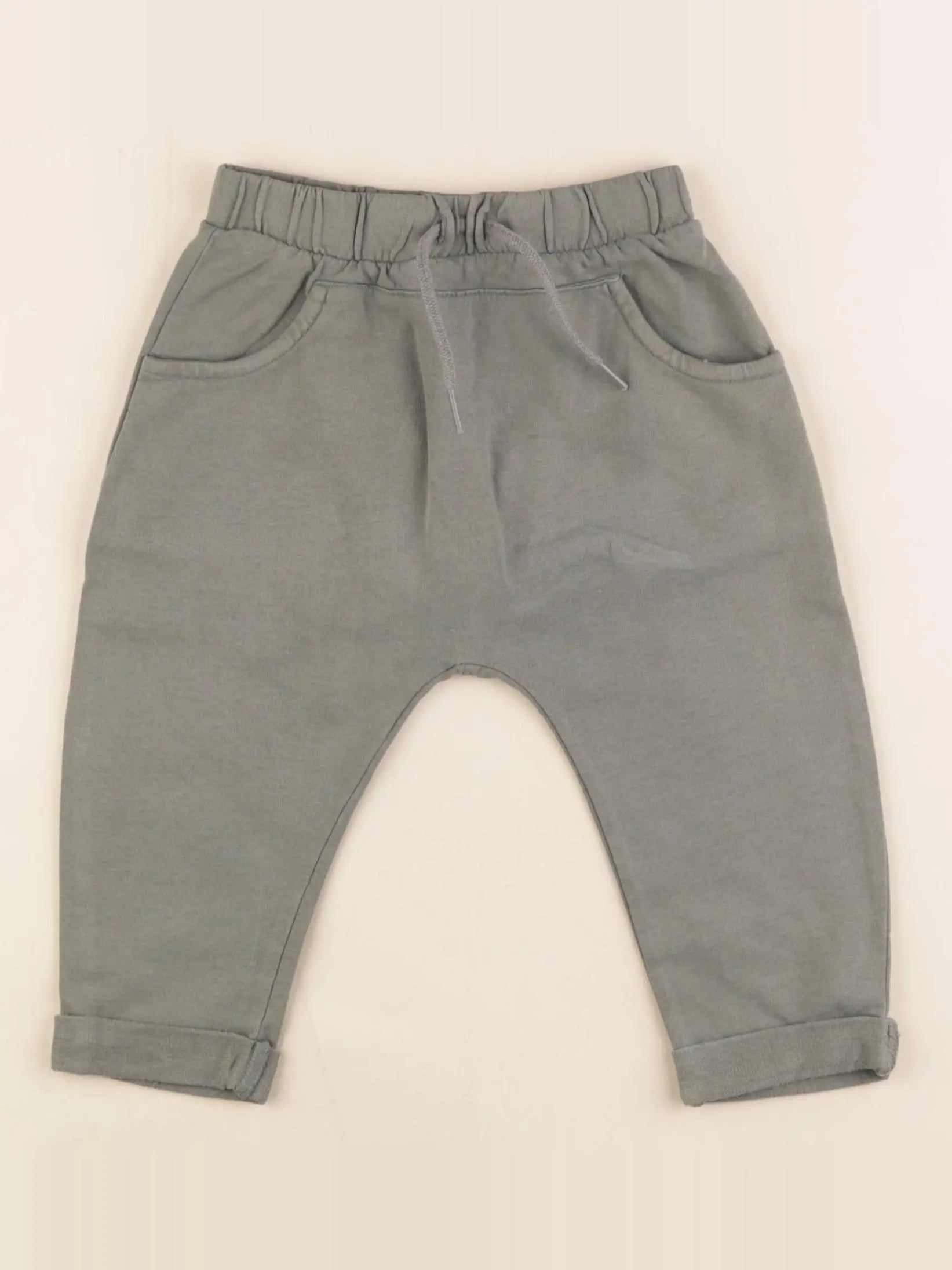 Vertbaudet - sarouel vert - 18 mois