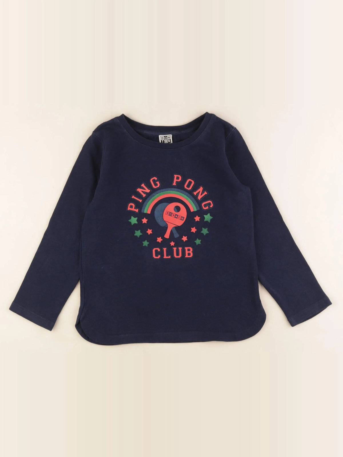 Bonton - sweat bleu - 6 ans