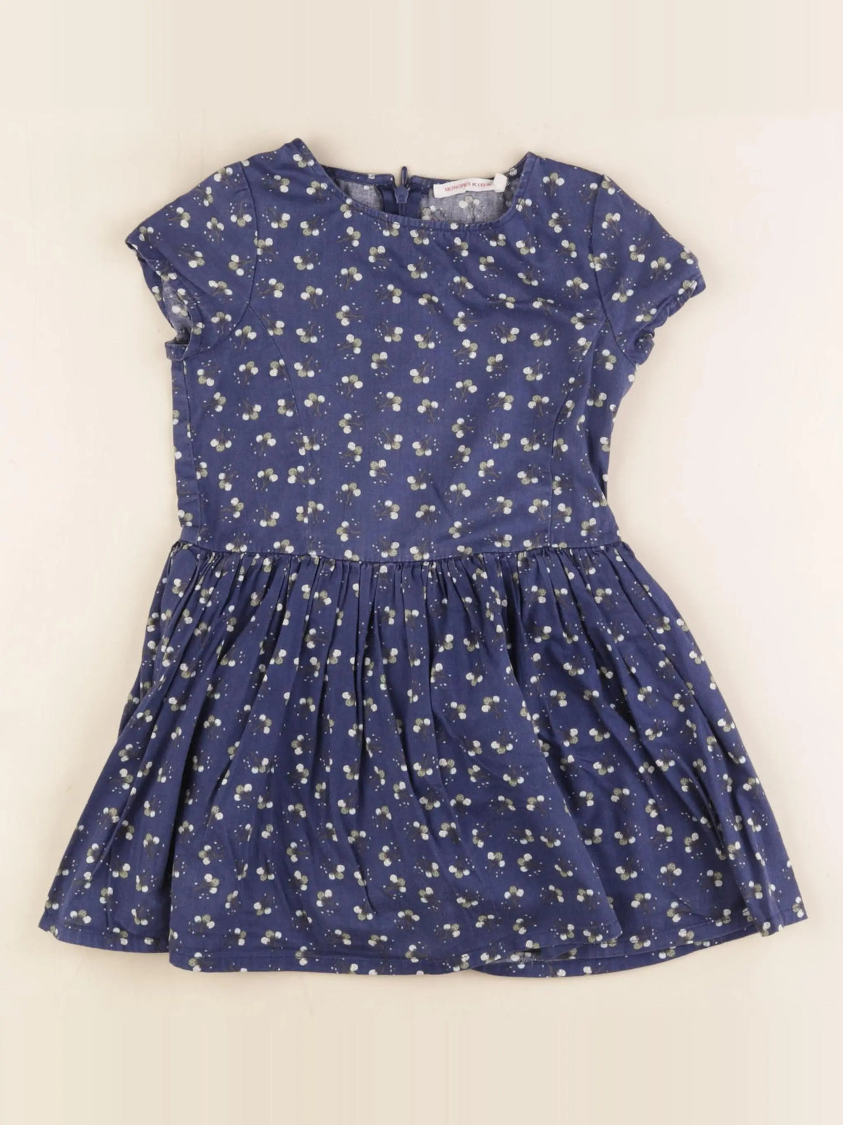 Monoprix - robe bleu - 3 ans