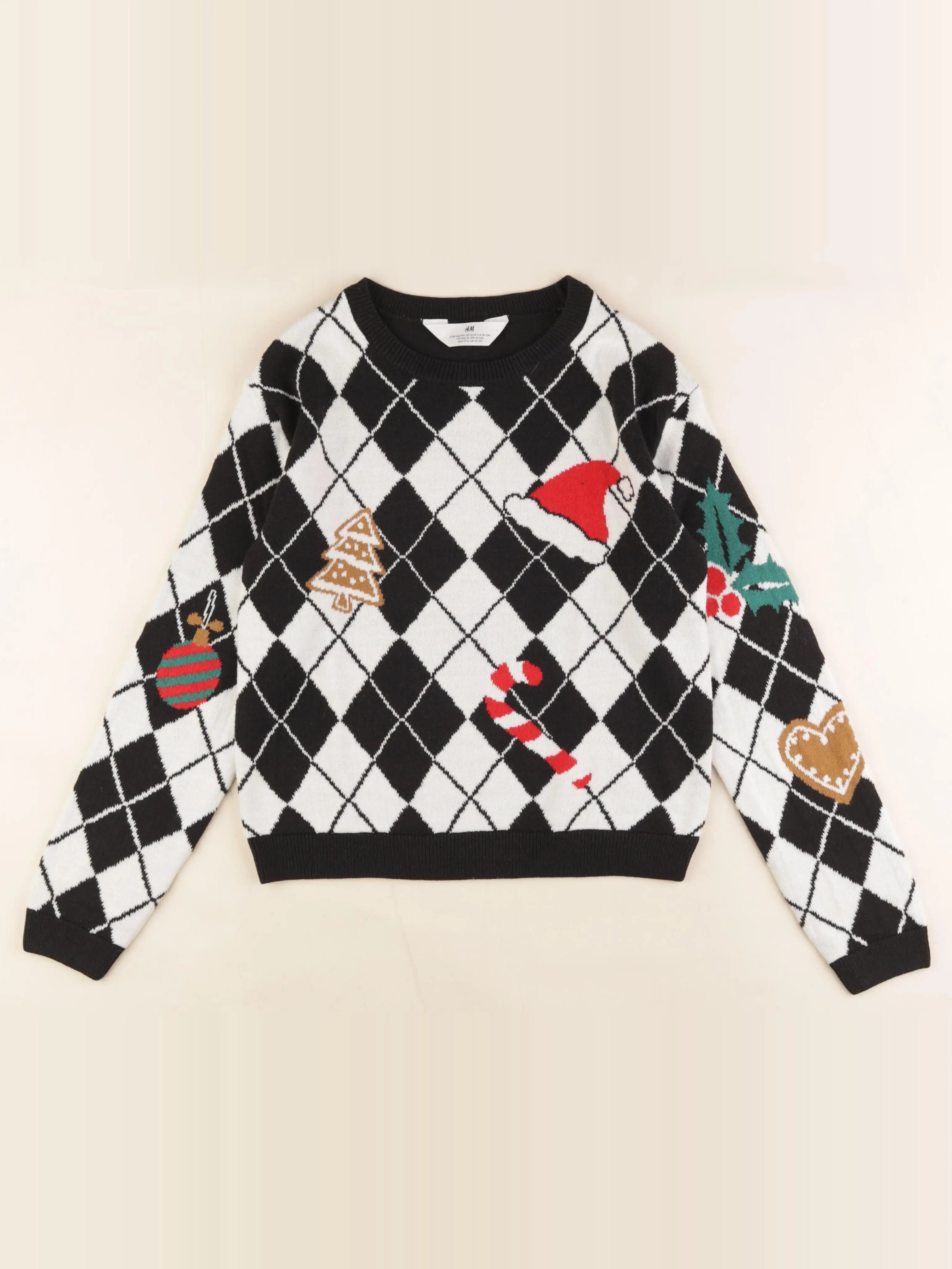 H&M - pull multicolore - 10/12 ans