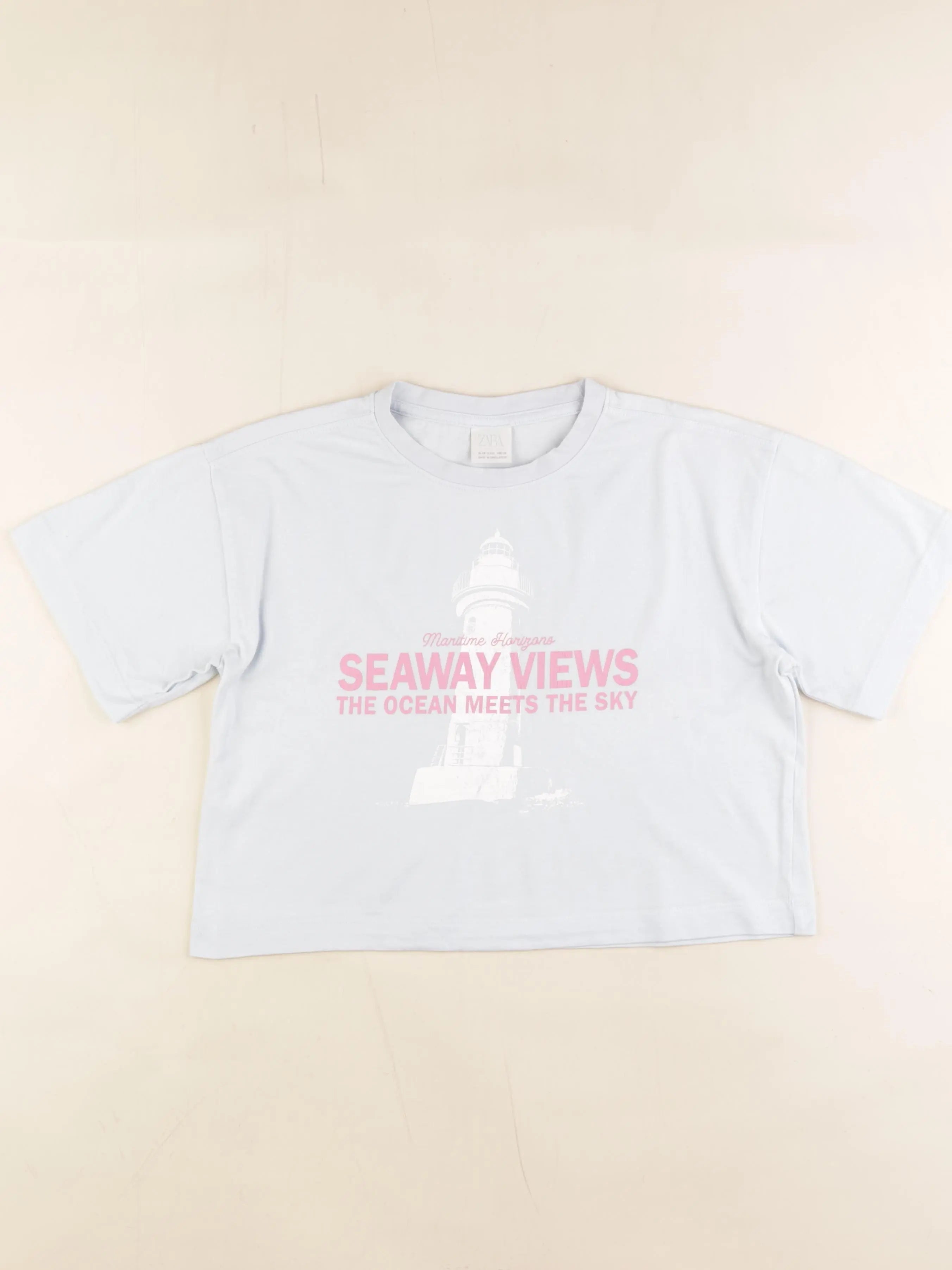 Zara - tee-shirt bleu - 9/10 ans