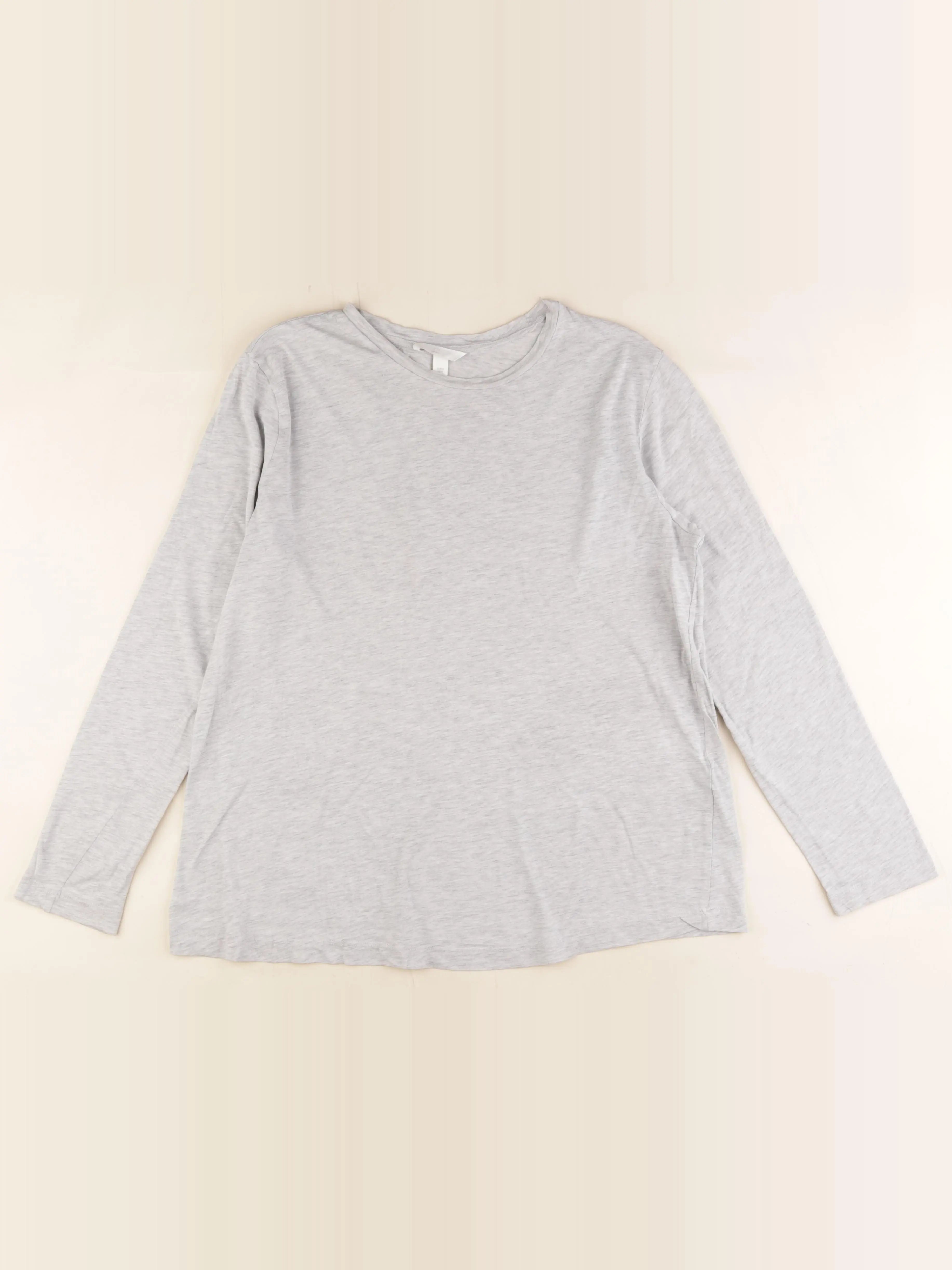 H&M - tee-shirt grossesse gris - 40 à 42