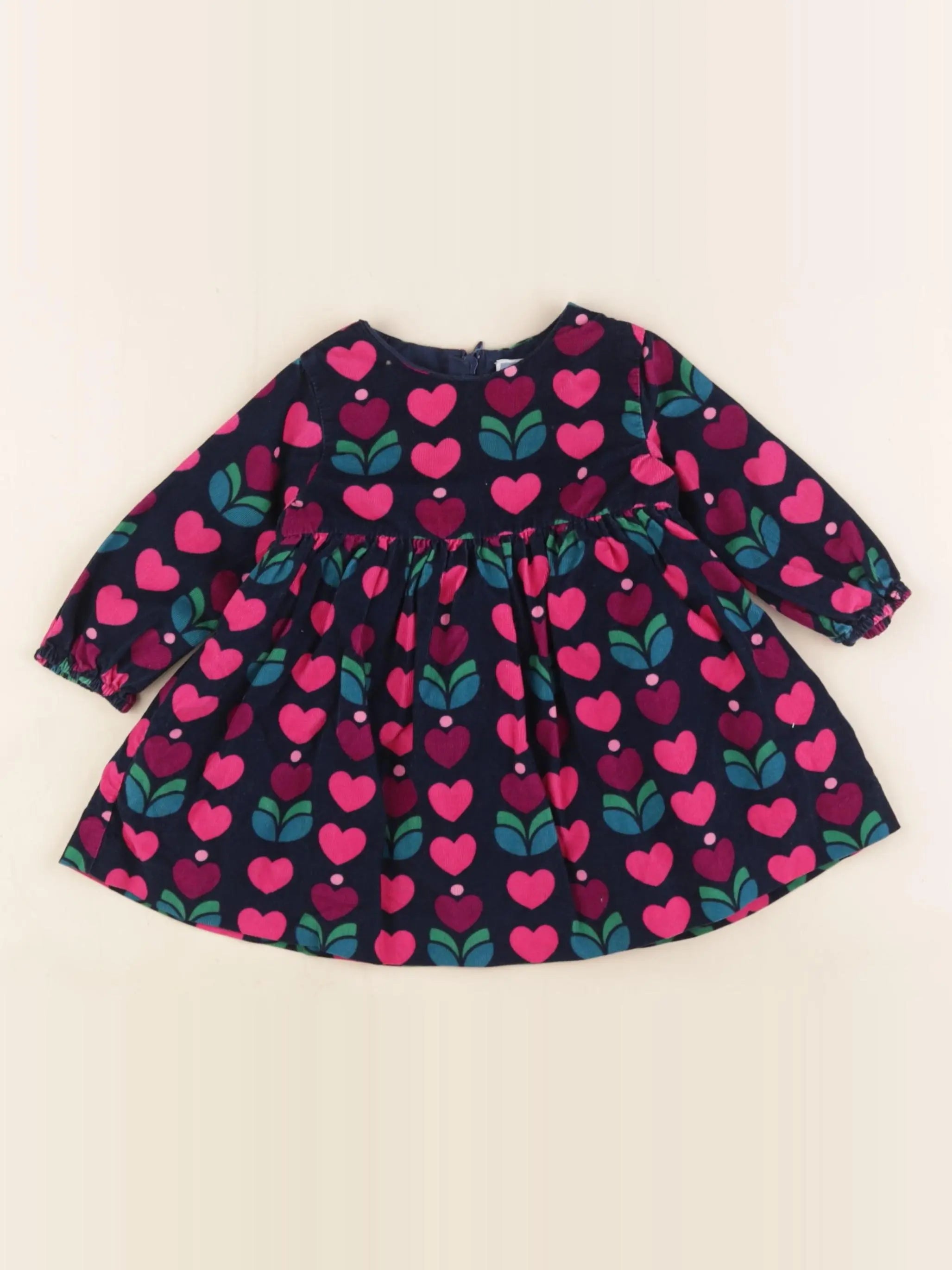 Jacadi - robe bleu, rose - 6 mois