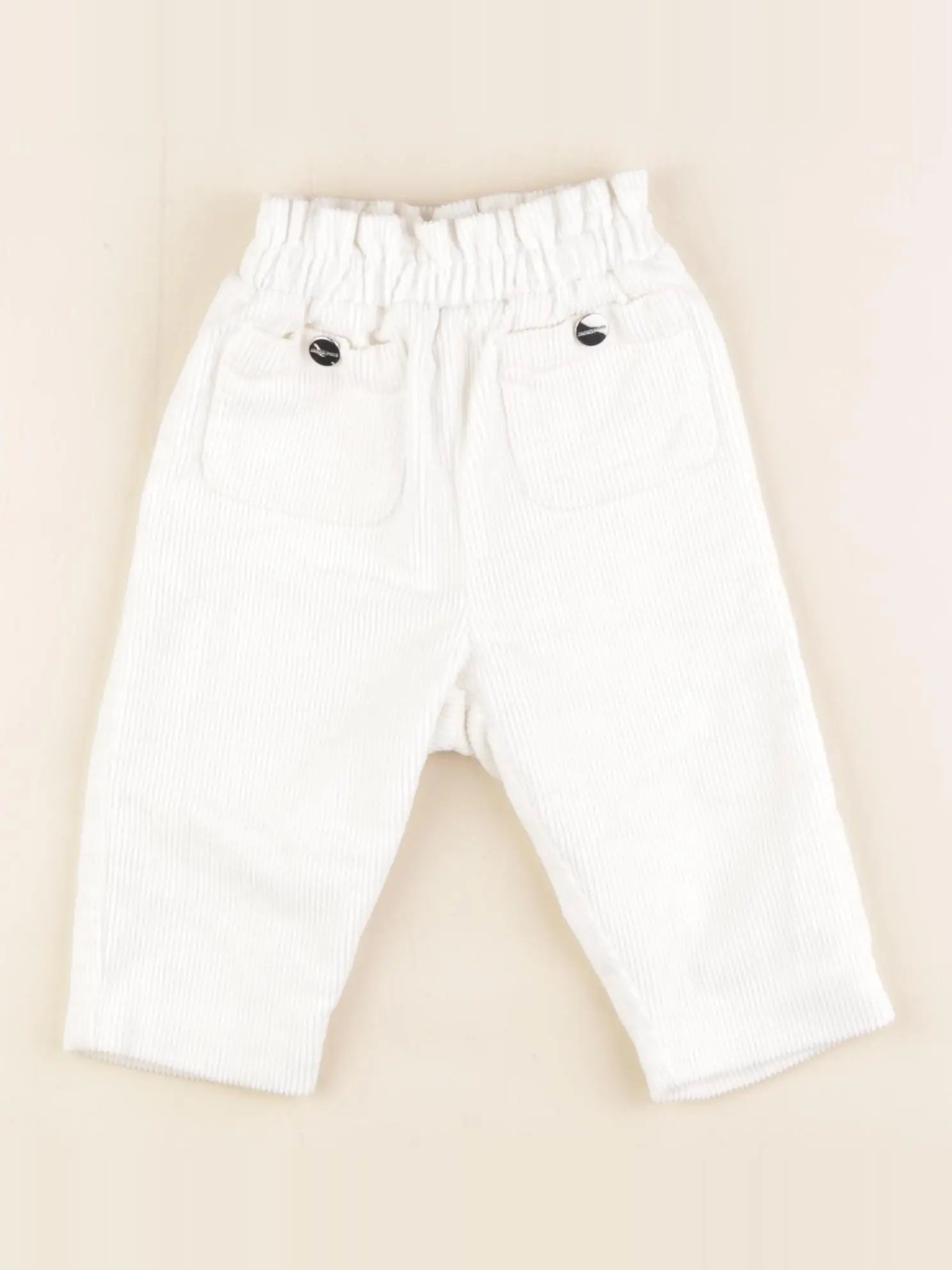 Jacadi - pantalon doublé blanc - 6 mois