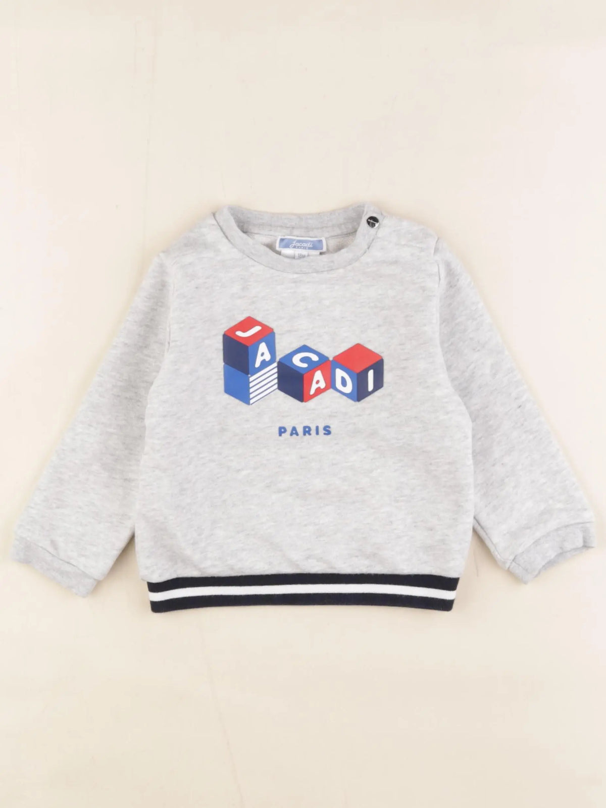Jacadi - sweat gris - 18 mois