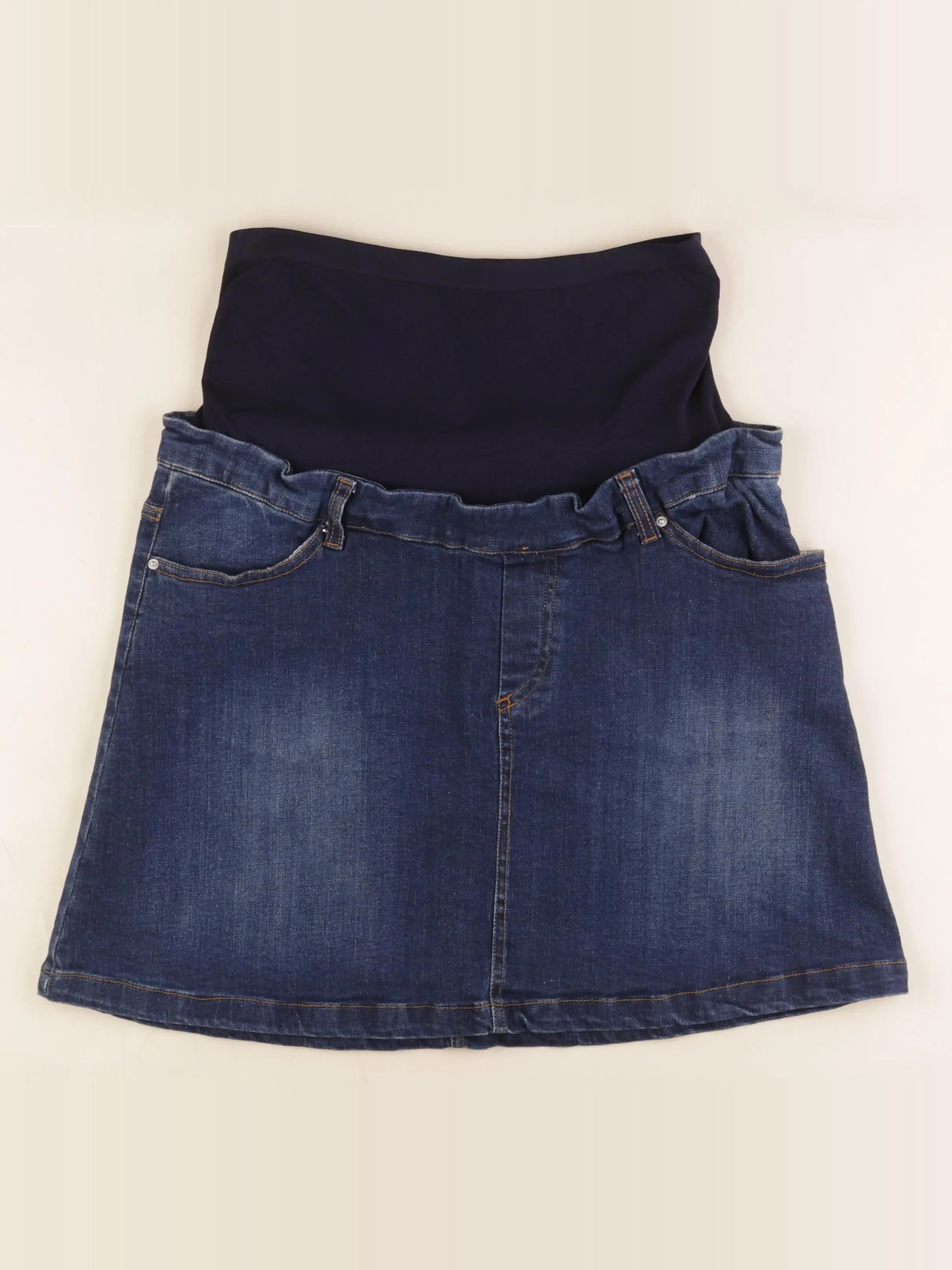 Envie de fraise - jupe grossesse bleu - 38