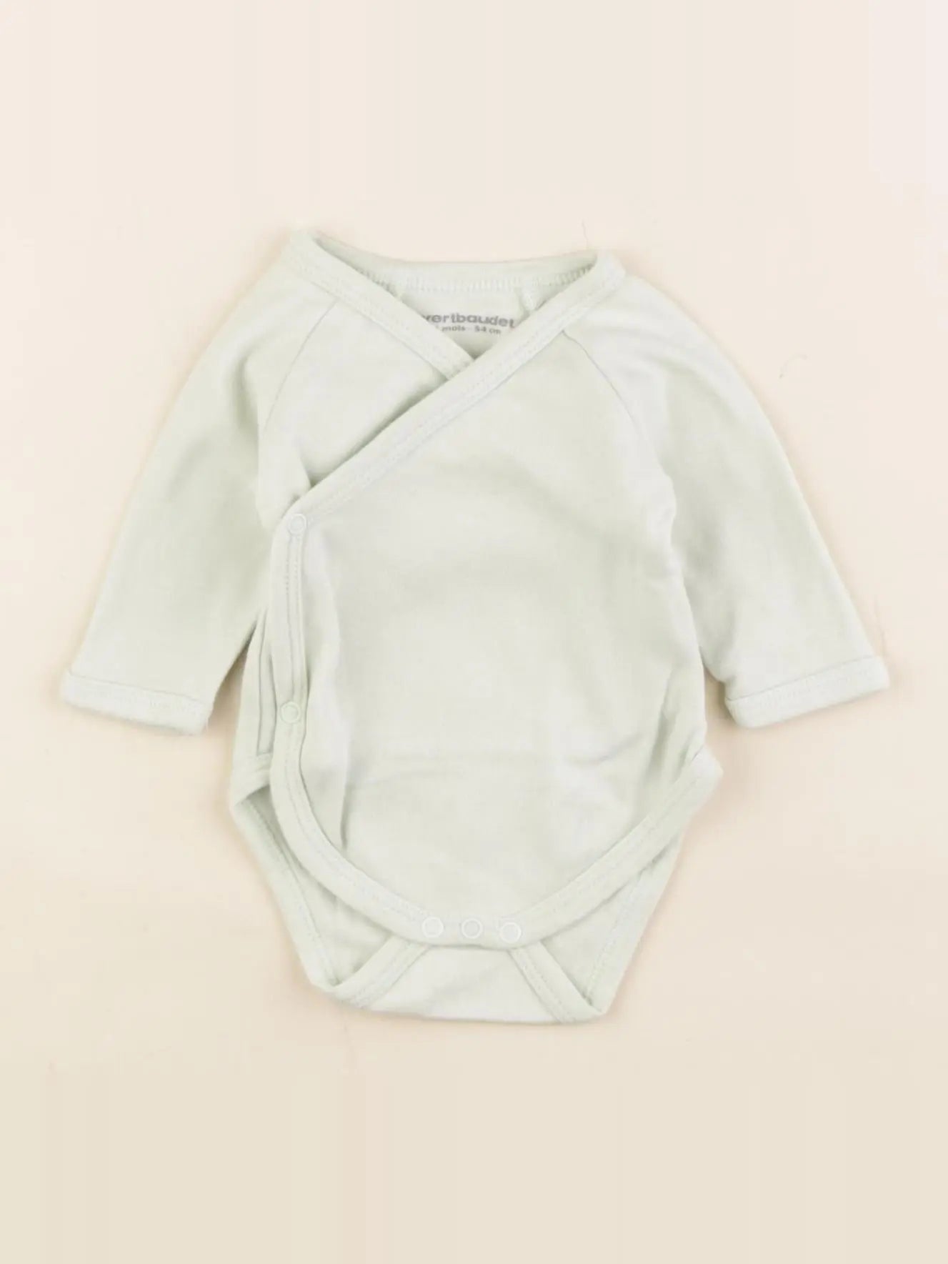 Vertbaudet - body vert - 1 mois