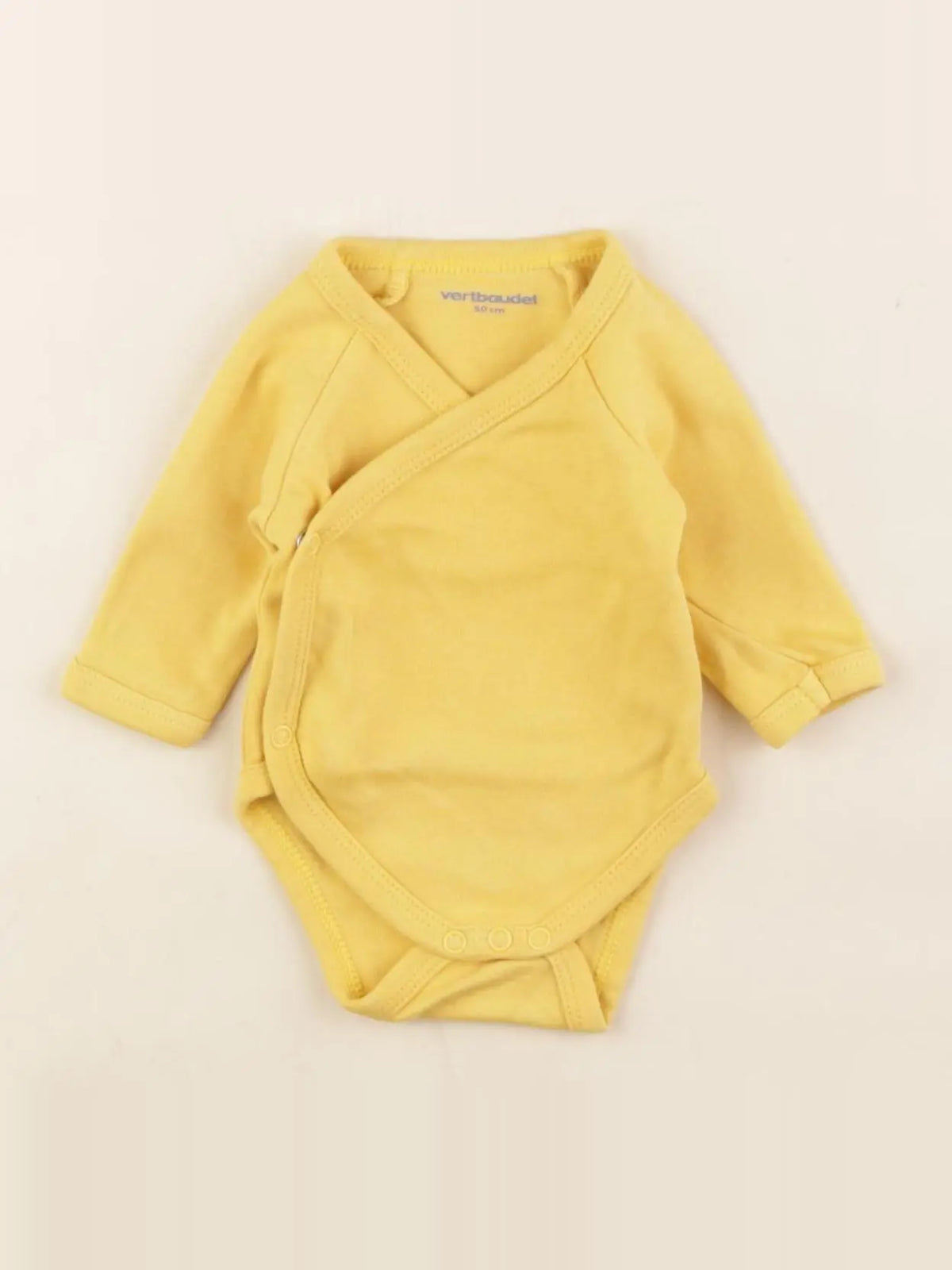 Vertbaudet - body jaune - 0 mois