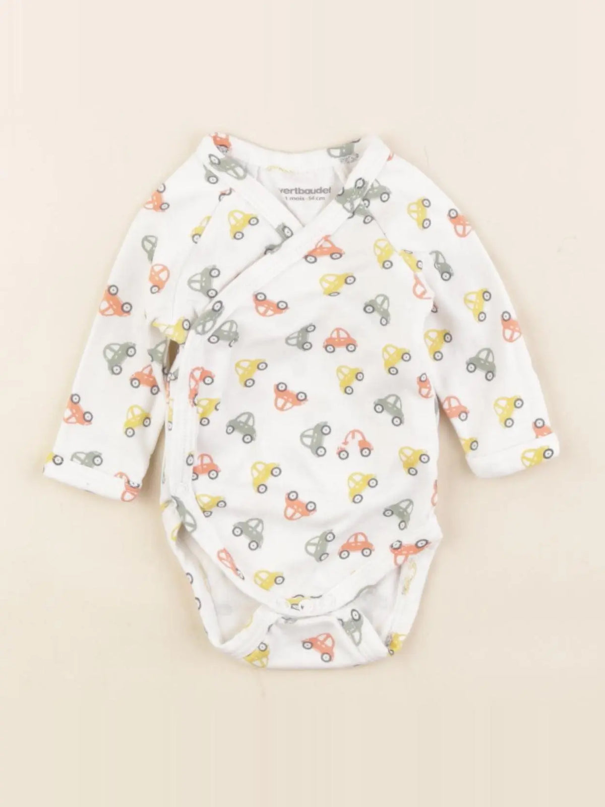 Vertbaudet - body blanc - 1 mois