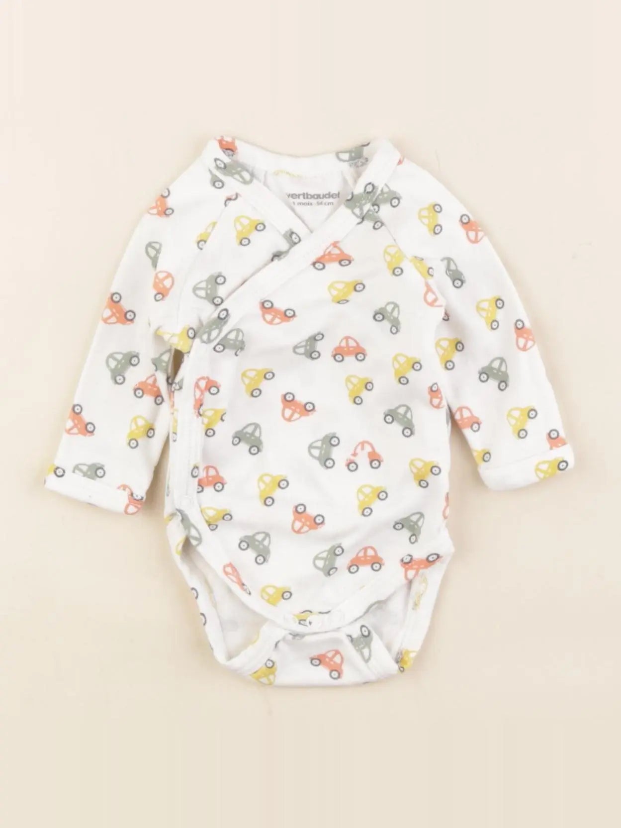 Vertbaudet - body blanc - 1 mois