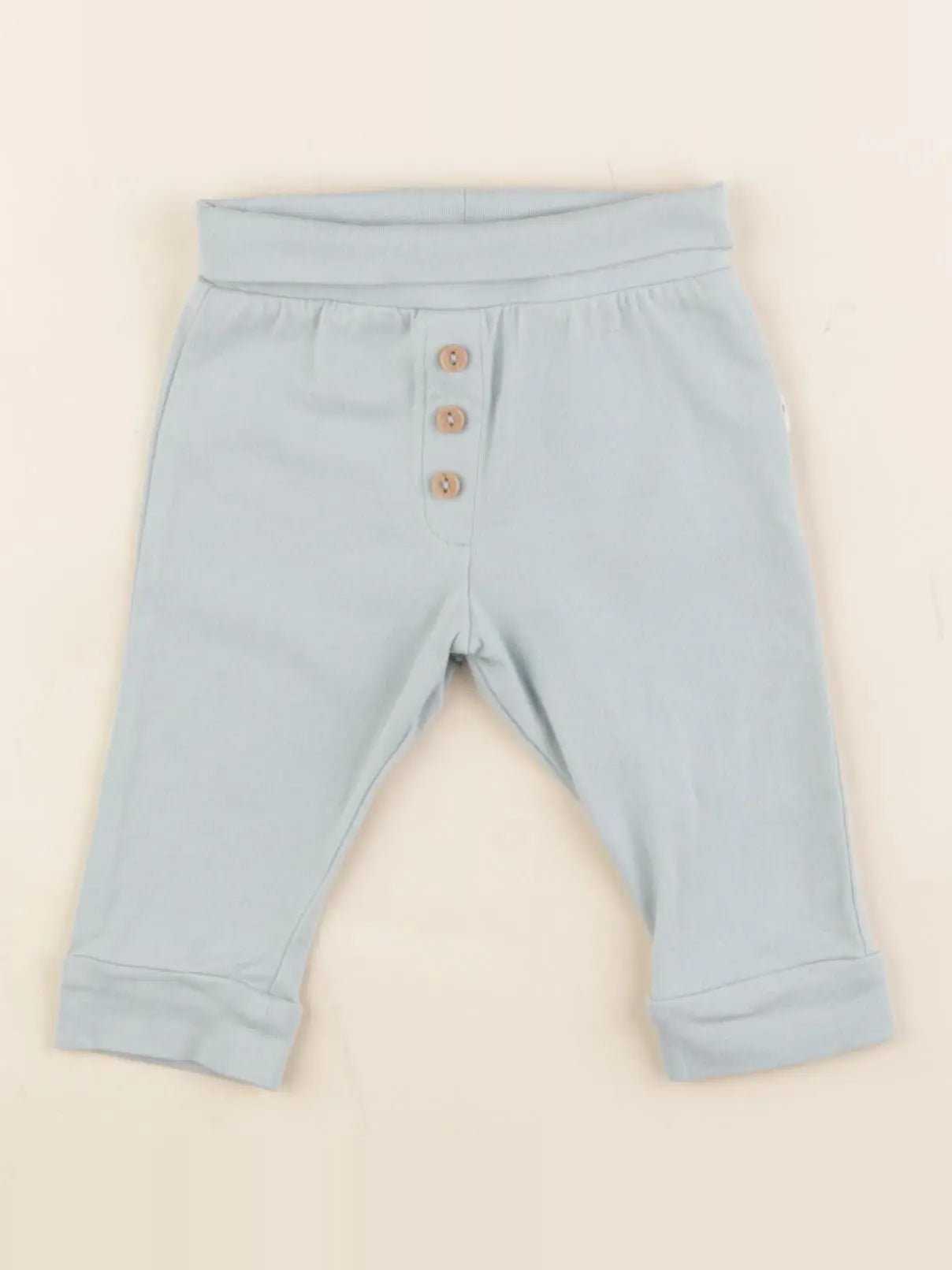 Vertbaudet - legging bleu - 3 mois