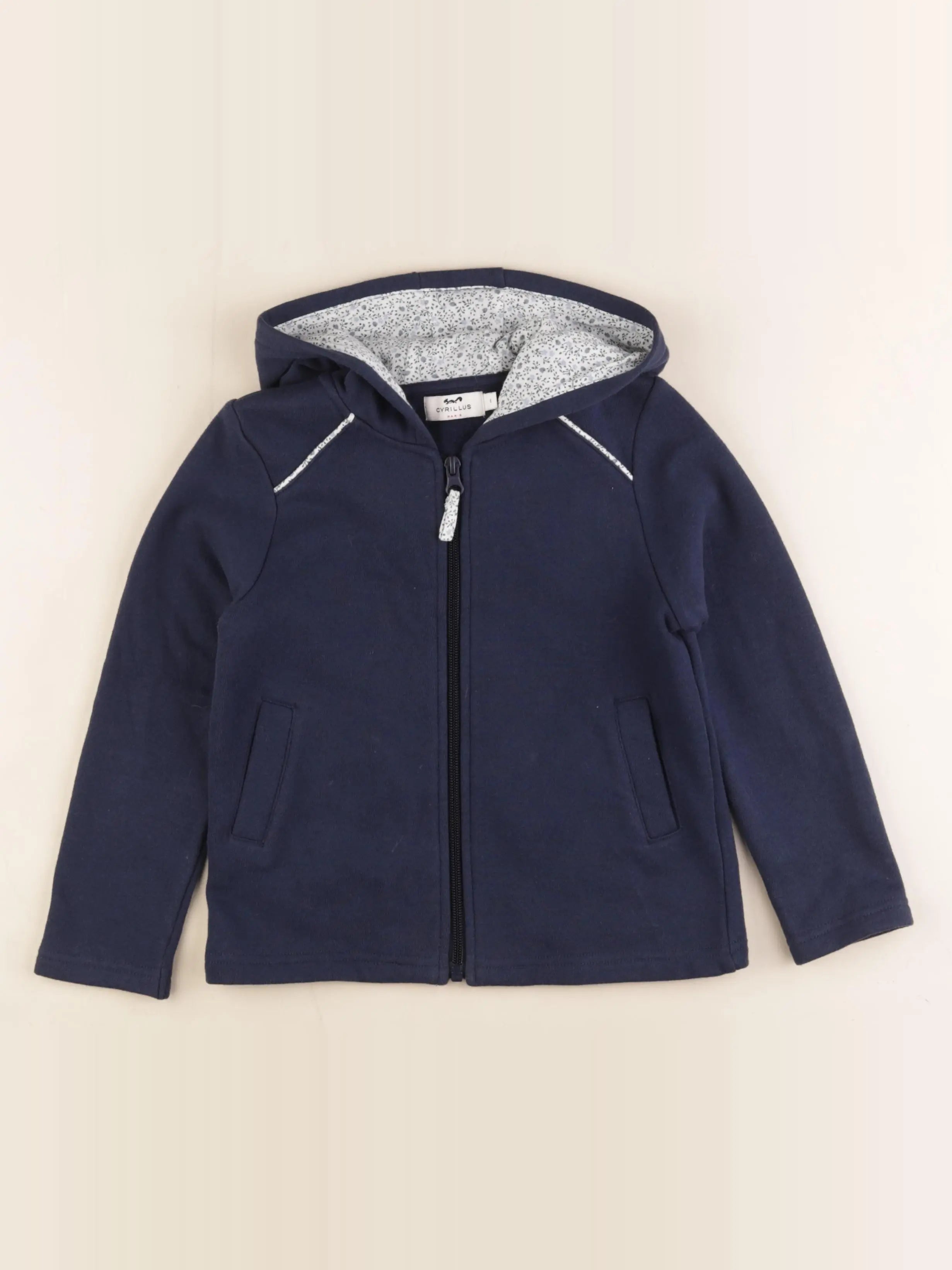 Cyrillus - sweat bleu - 6 ans