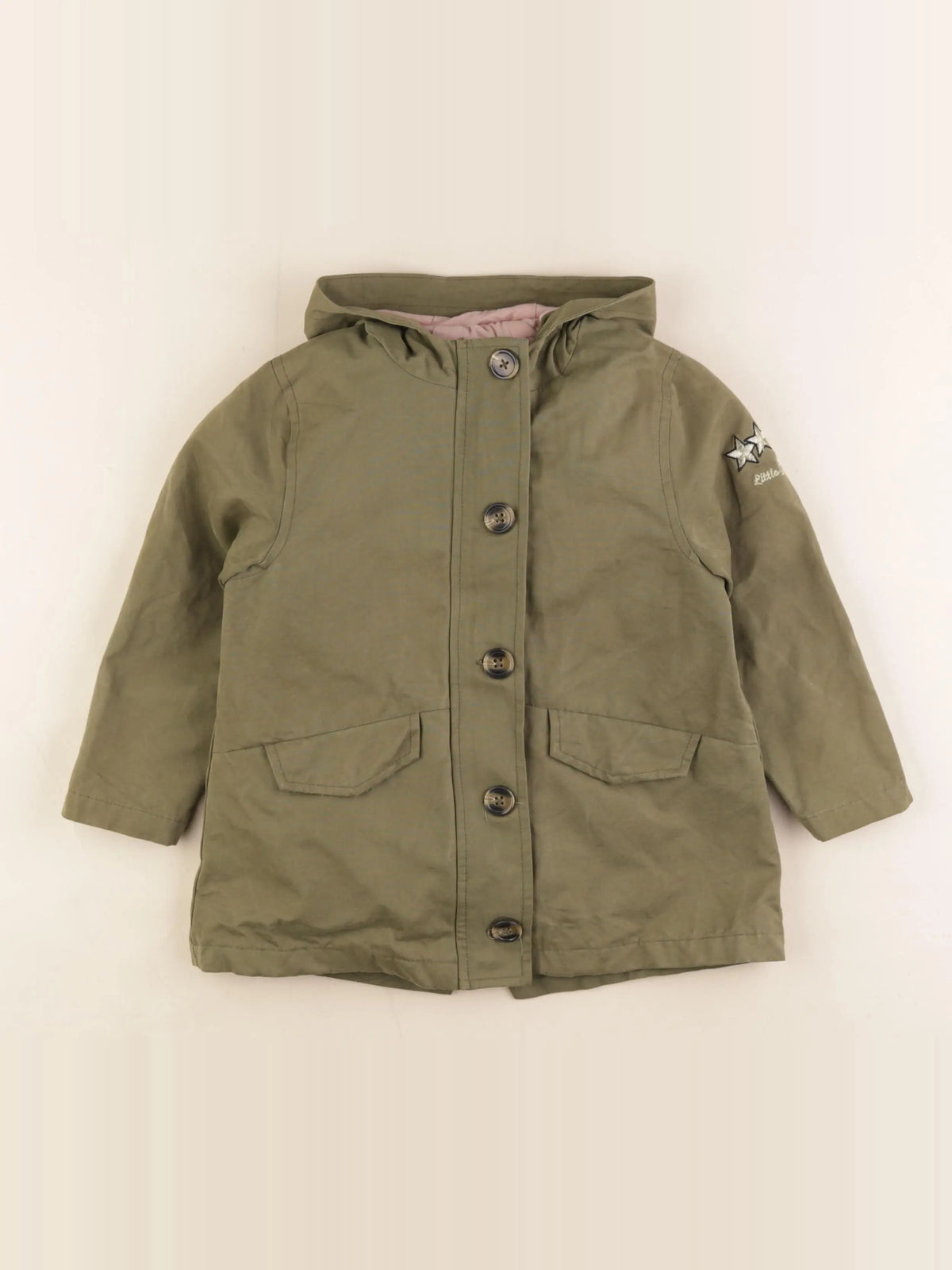 Vertbaudet - veste doublure amovible vert - 4 ans