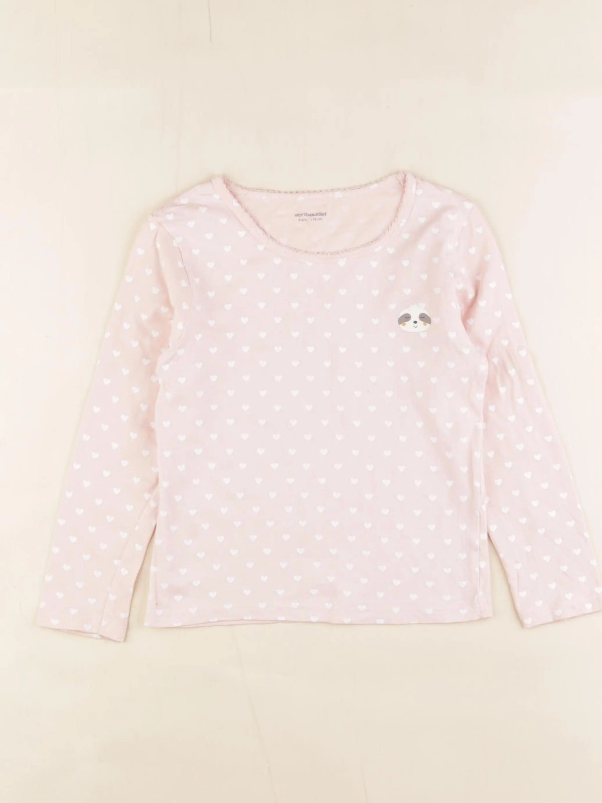 Vertbaudet - maillot de corps rose - 6 ans