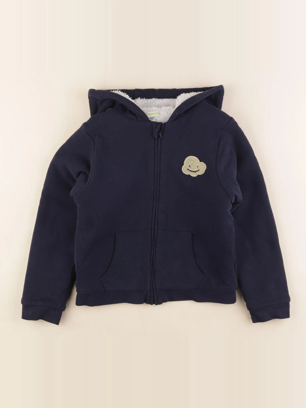 Vertbaudet - sweat bleu - 8 ans