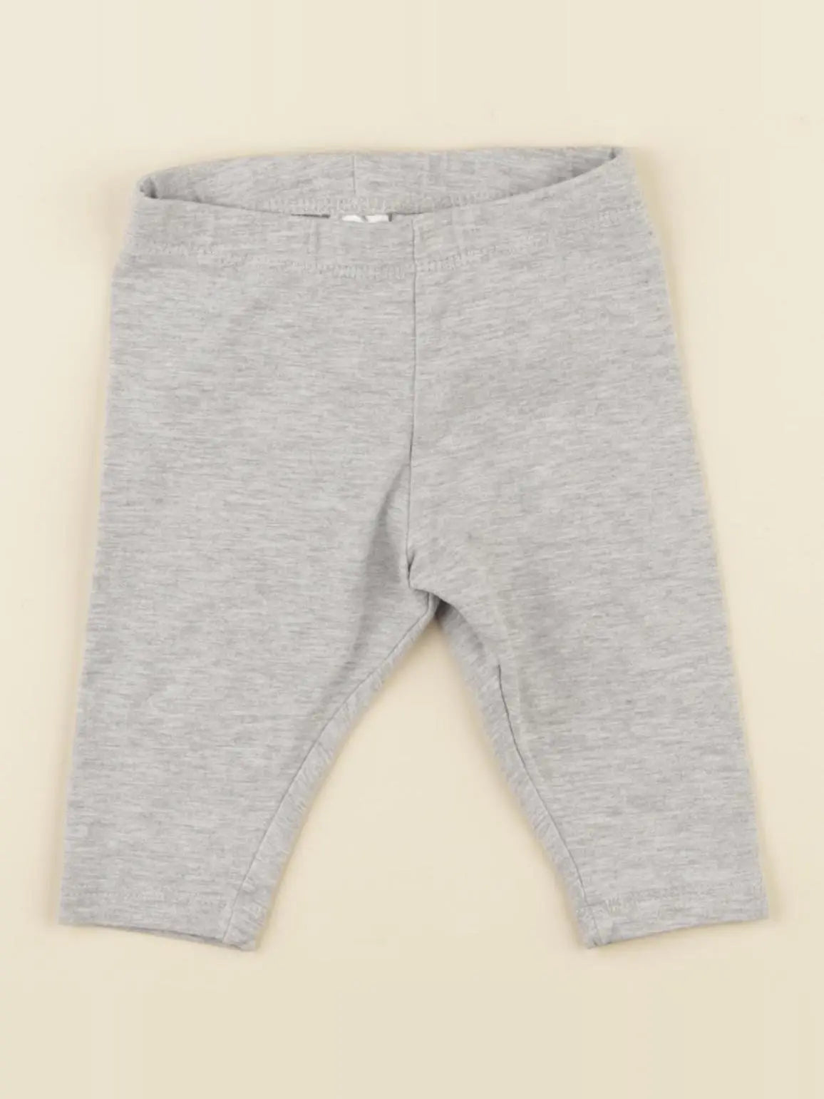 H&M - legging gris - 2/4 mois
