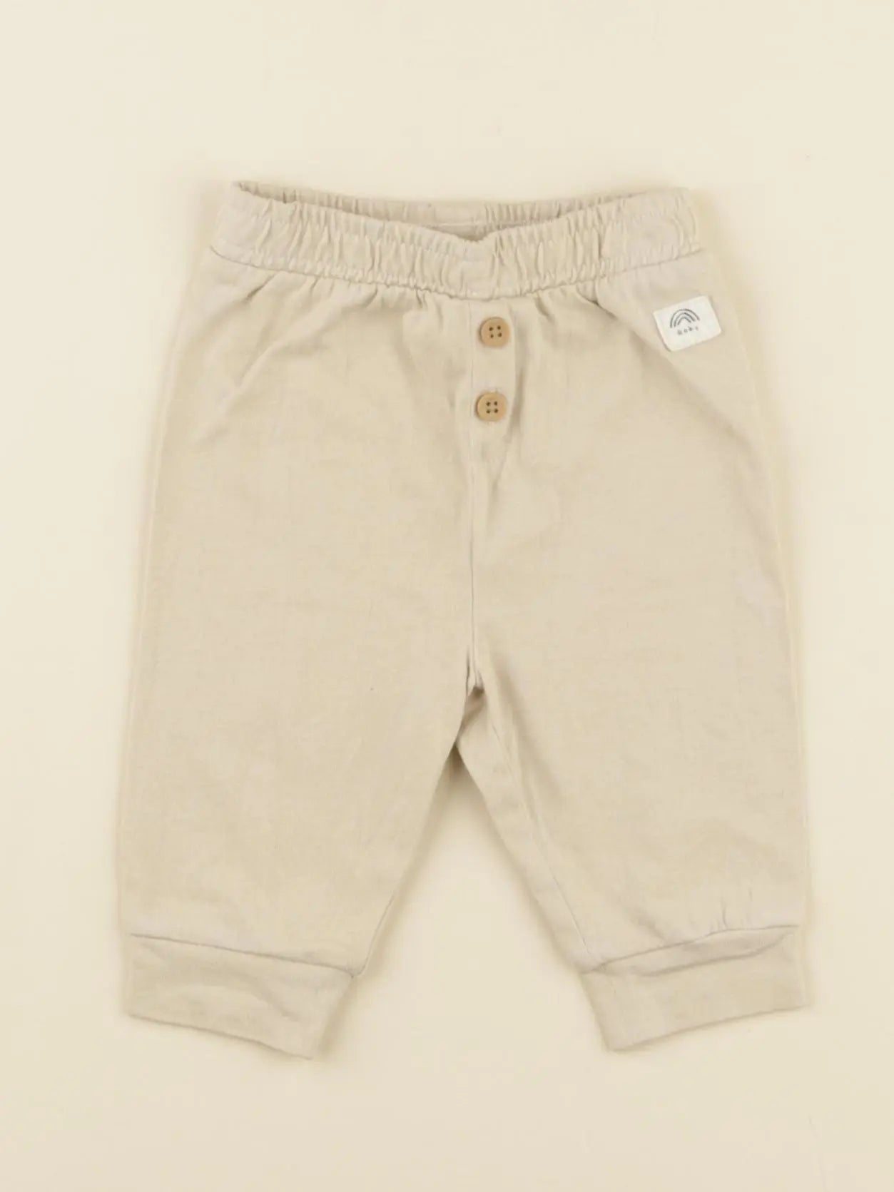 La Redoute - legging beige - 3 mois