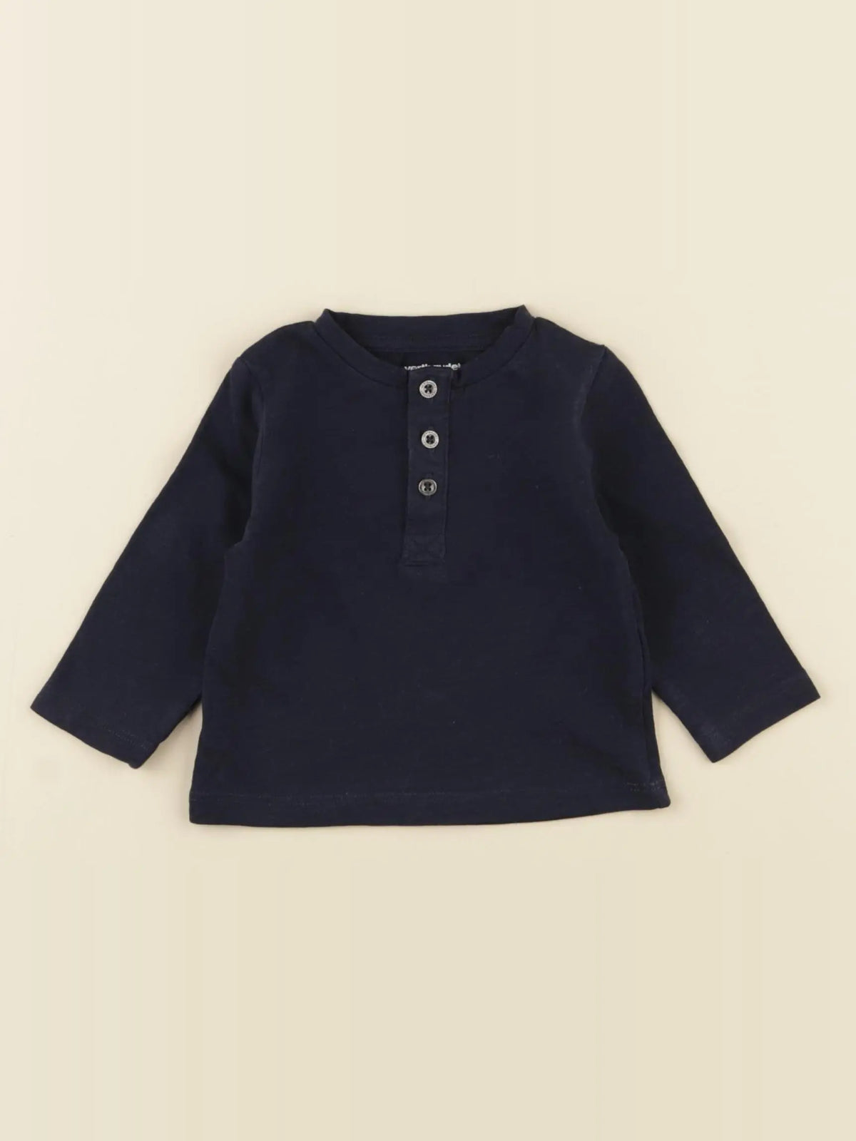 Vertbaudet - tee-shirt bleu - 3 mois