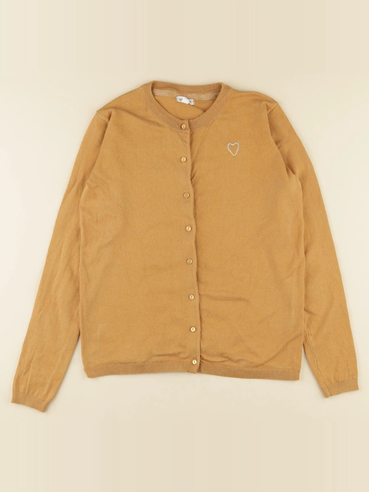 Vertbaudet - gilet jaune - 10 ans