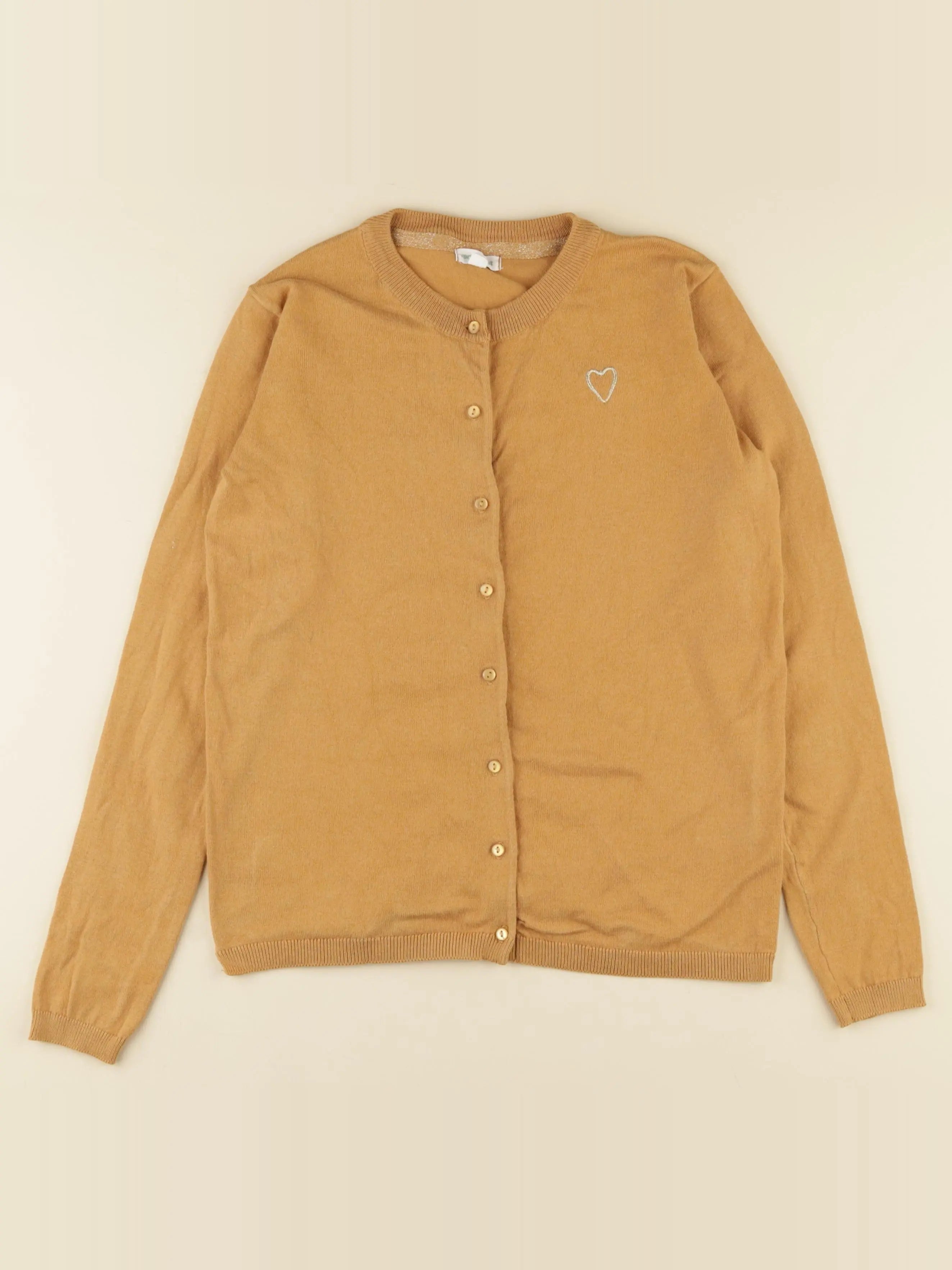 Vertbaudet - gilet jaune - 10 ans