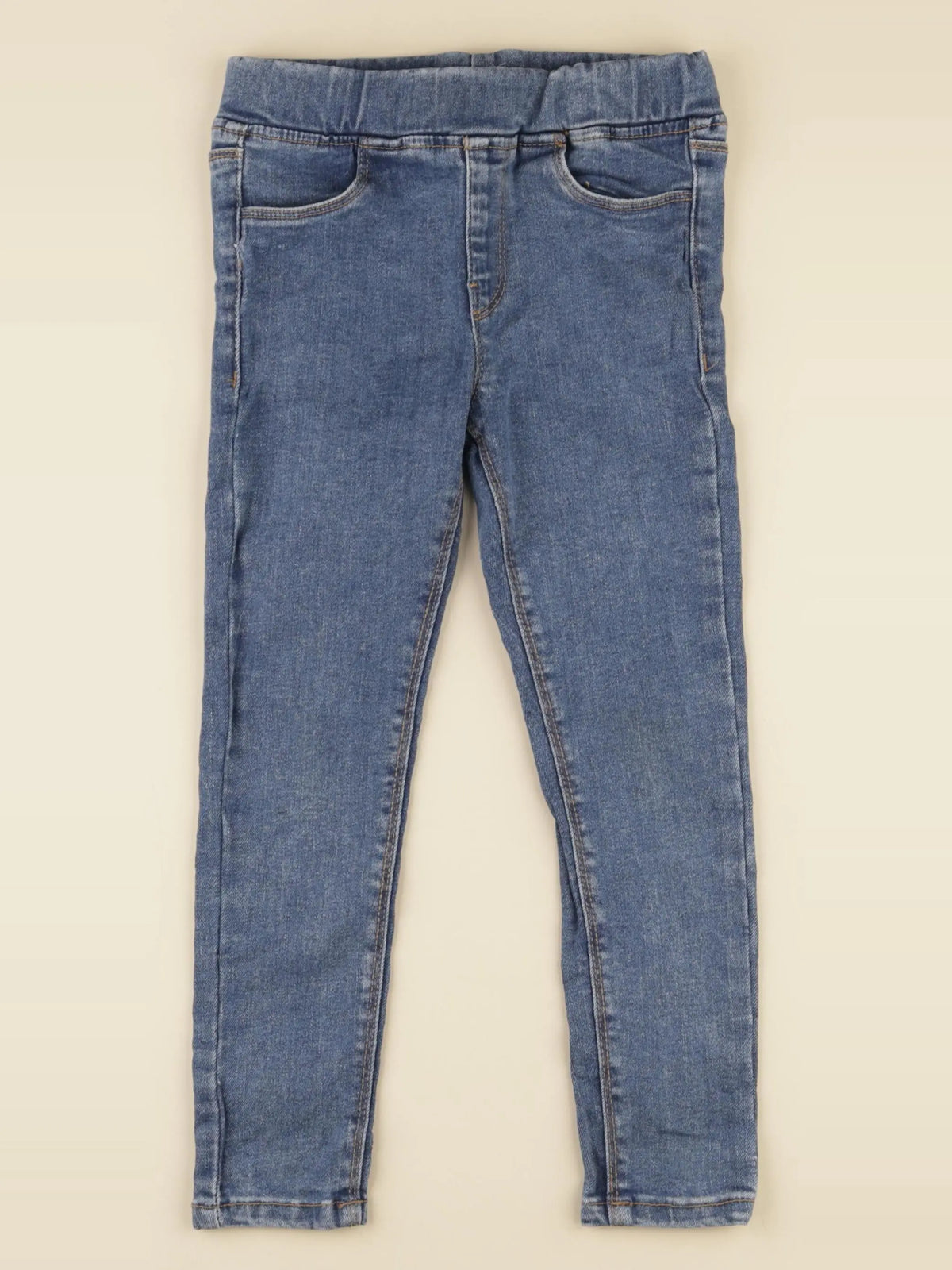 Vertbaudet - jegging bleu - 6 ans