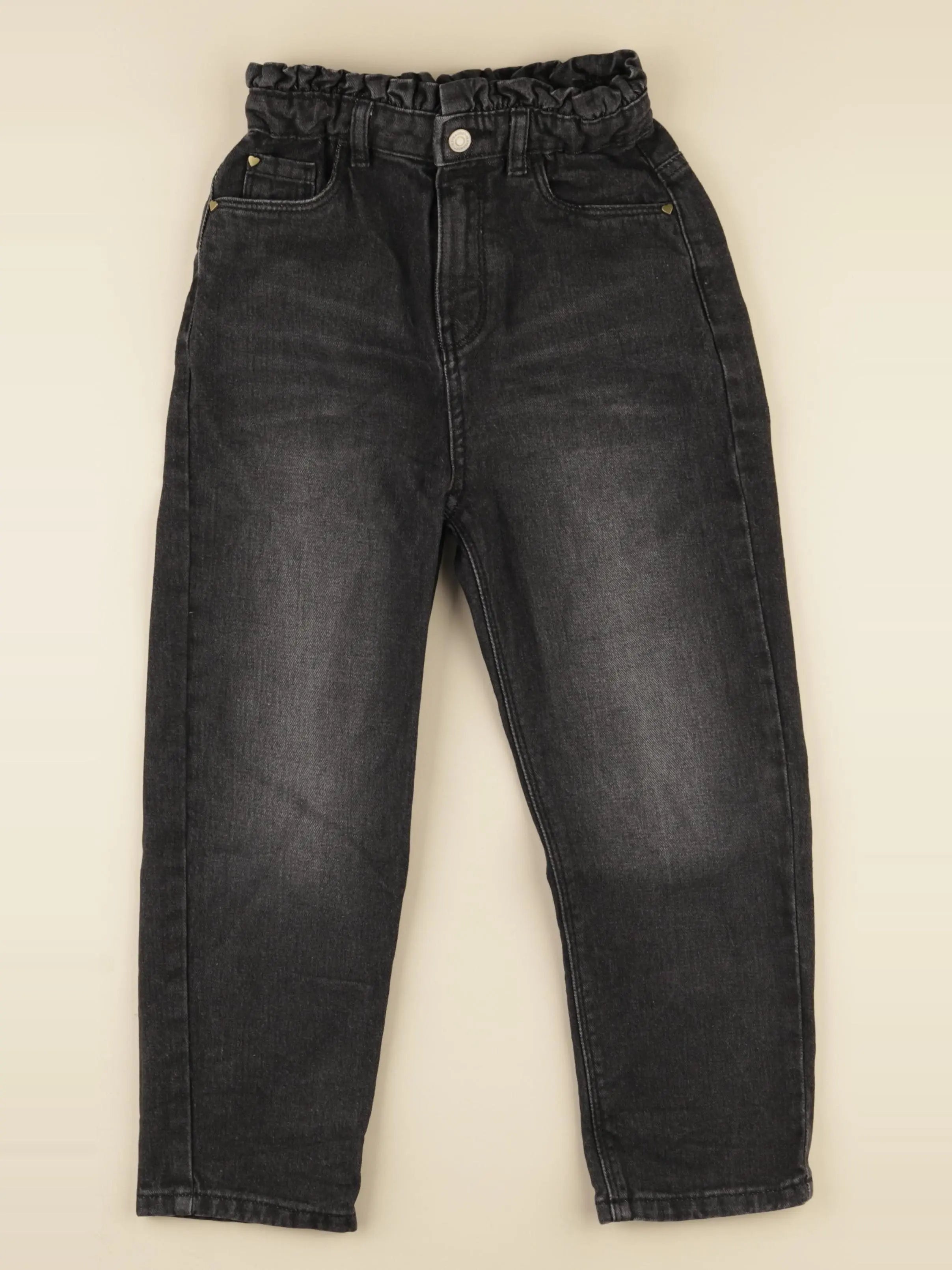 Vertbaudet - jean gris - 7 ans