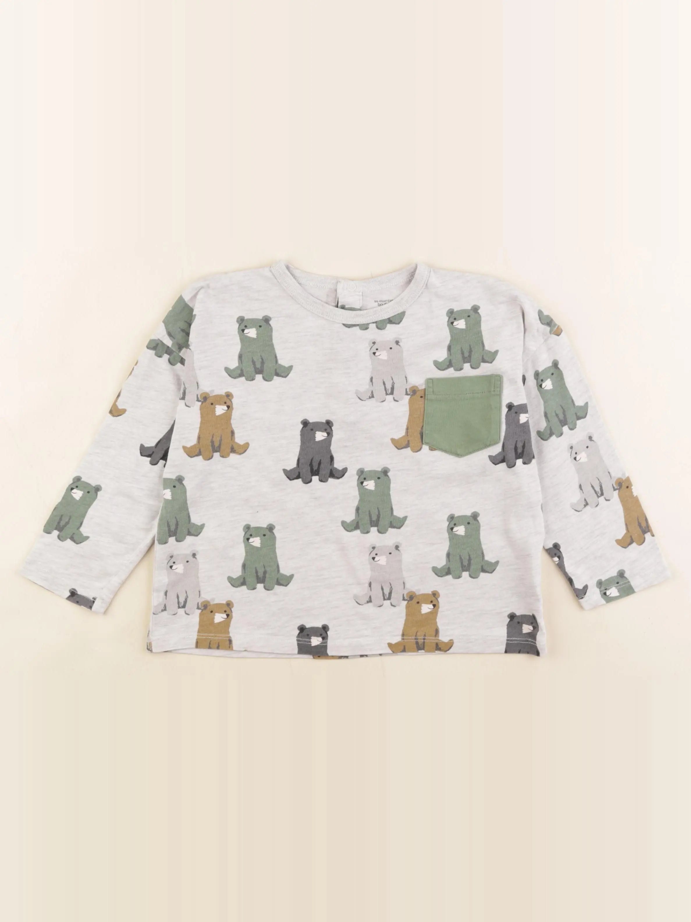 Boutchou - tee-shirt gris - 36 mois