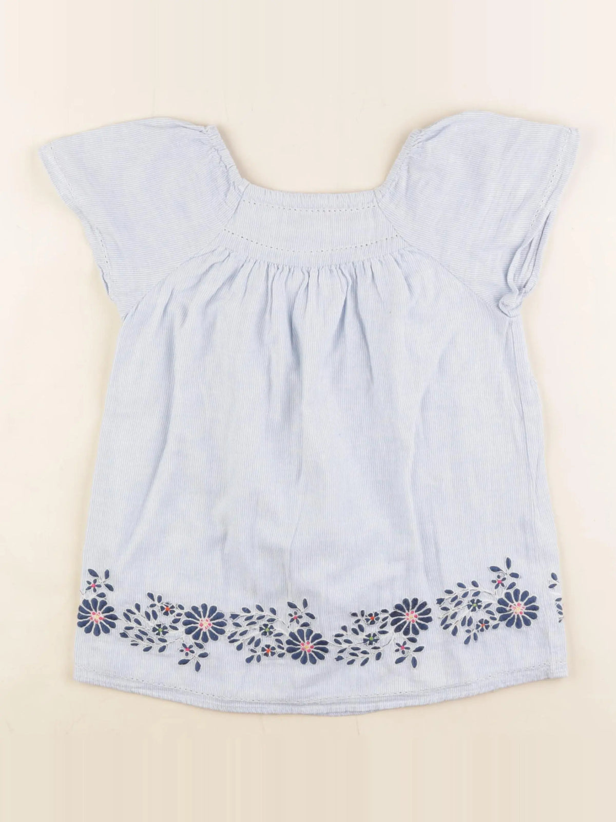 Zara - robe bleu - 3/4 ans