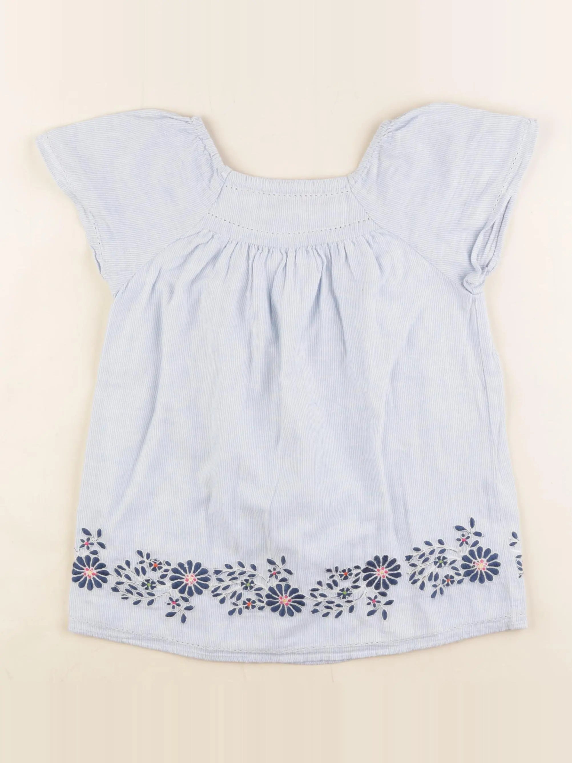 Zara - robe bleu - 3/4 ans