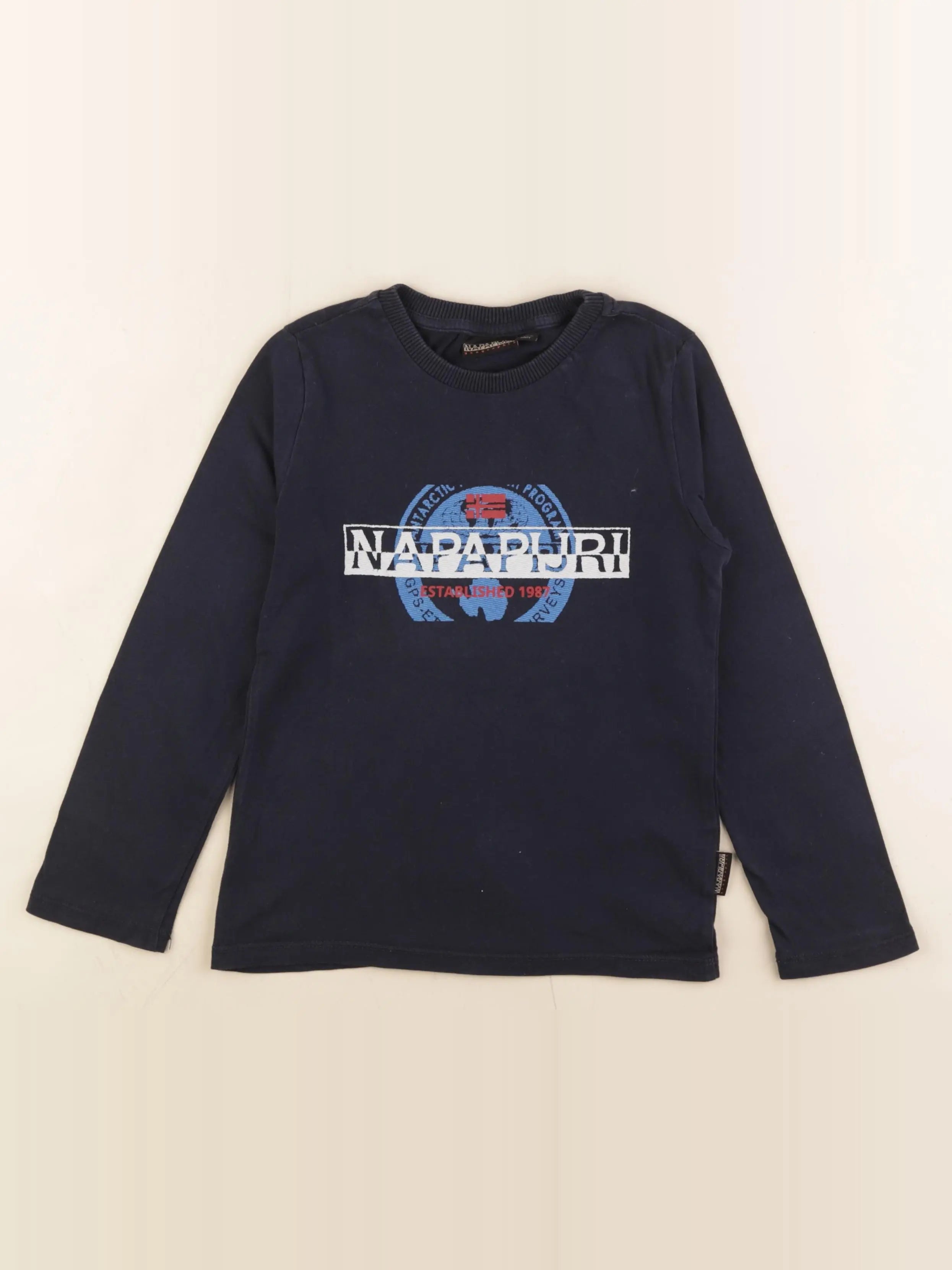 Napapijri - tee-shirt bleu - 6 ans