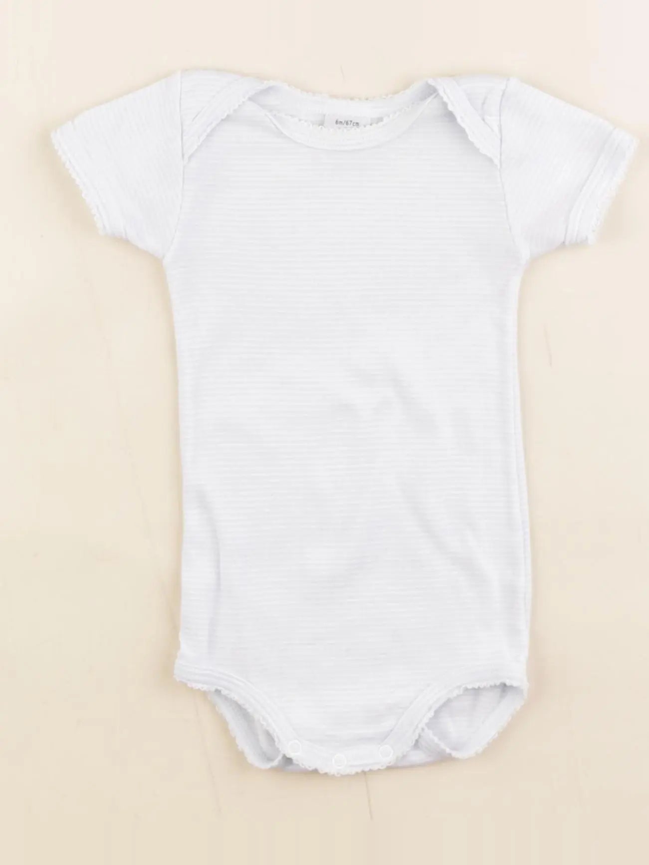 Petit Bateau - body bleu - 6 mois