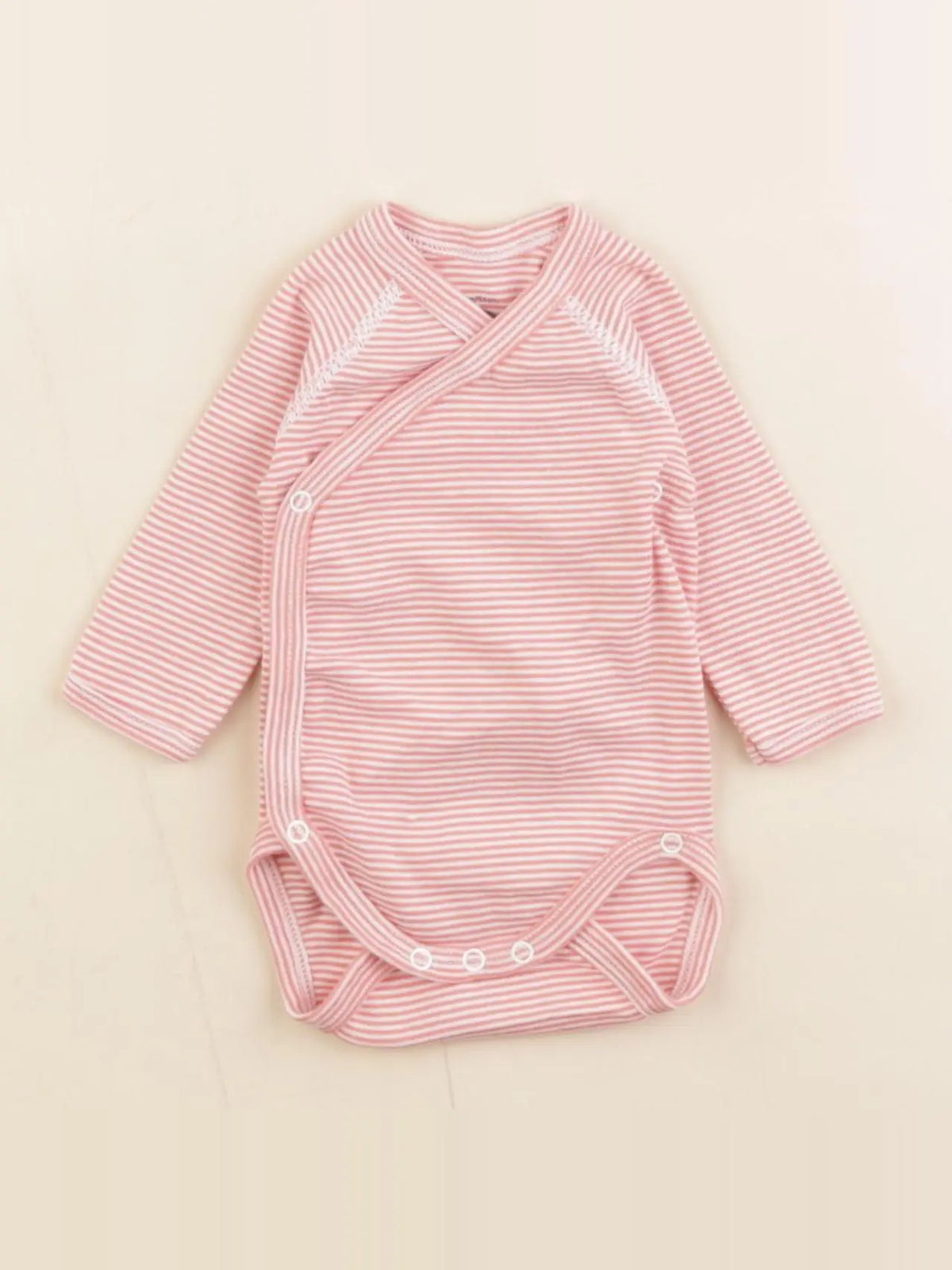 Petit Bateau - body orange - 1 mois