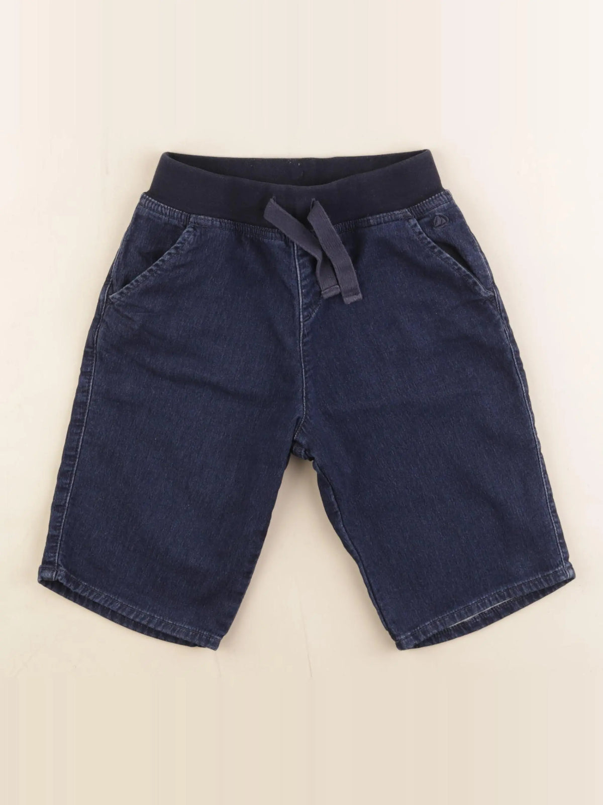 Petit Bateau - short bleu - 8 ans