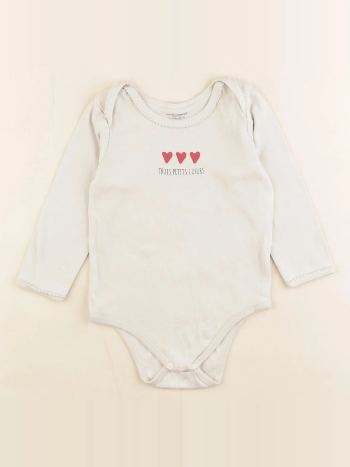 Vertbaudet - body beige - 24 mois