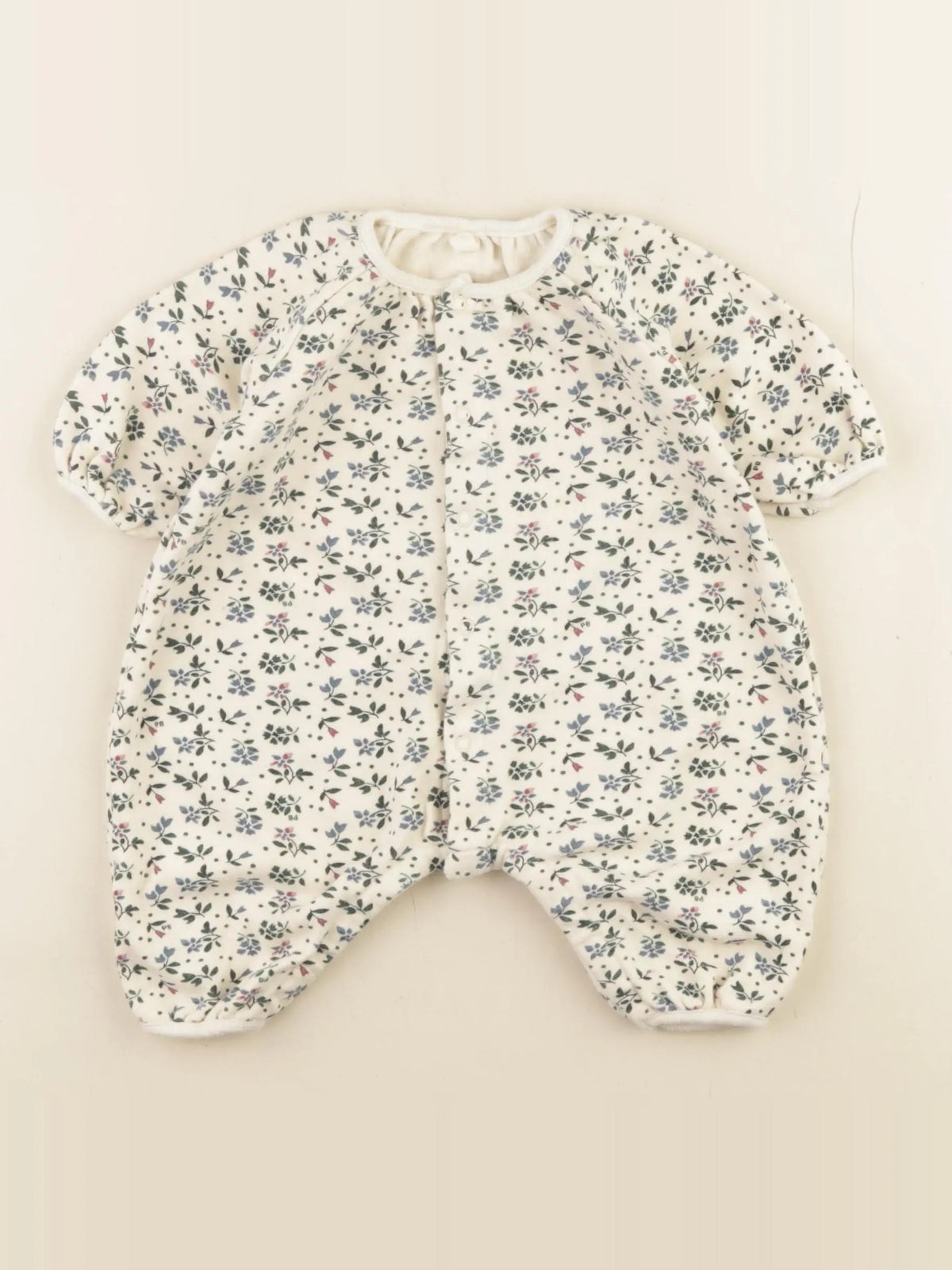 Petit Bateau - combinaison beige - 3 mois