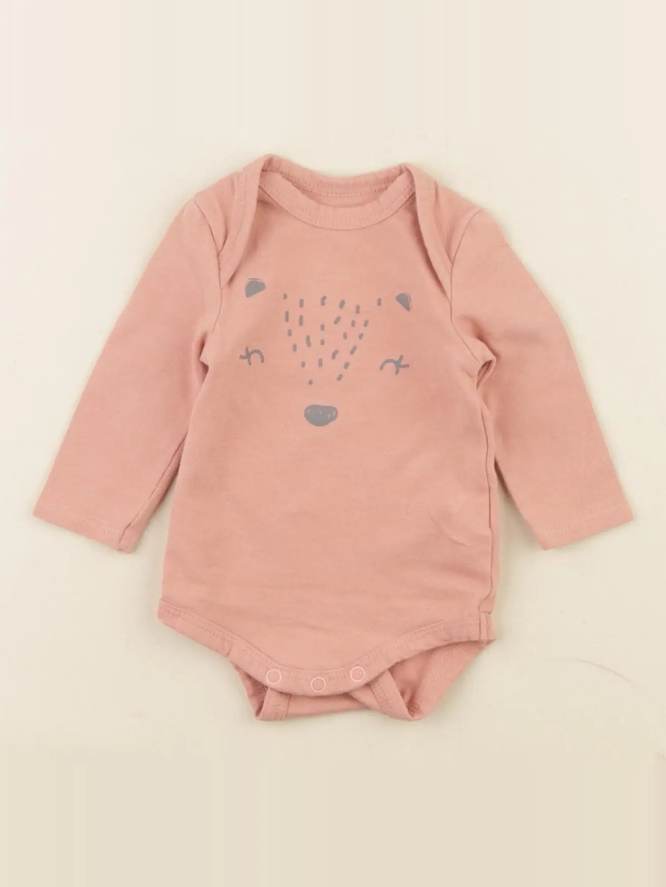 Tape à l'oeil - body marron - 1 mois