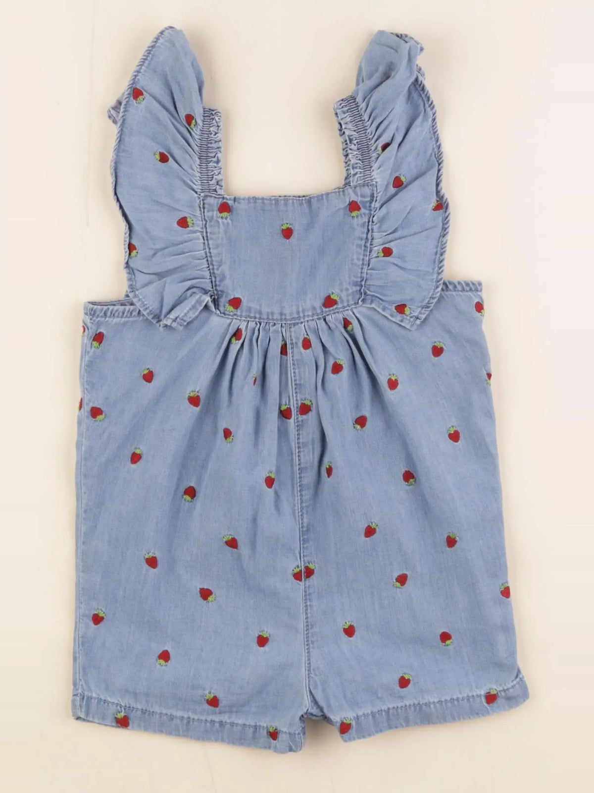 Vertbaudet - combinaison bleu, rouge - 2 ans