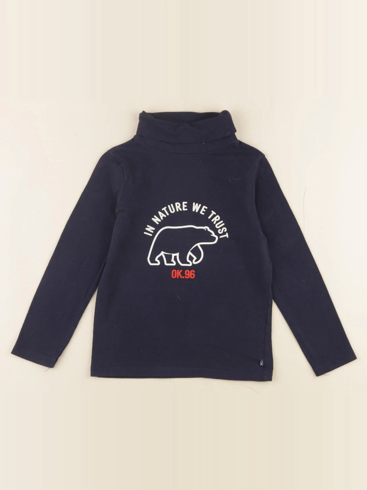 Okaidi - sous-pull bleu - 4 ans