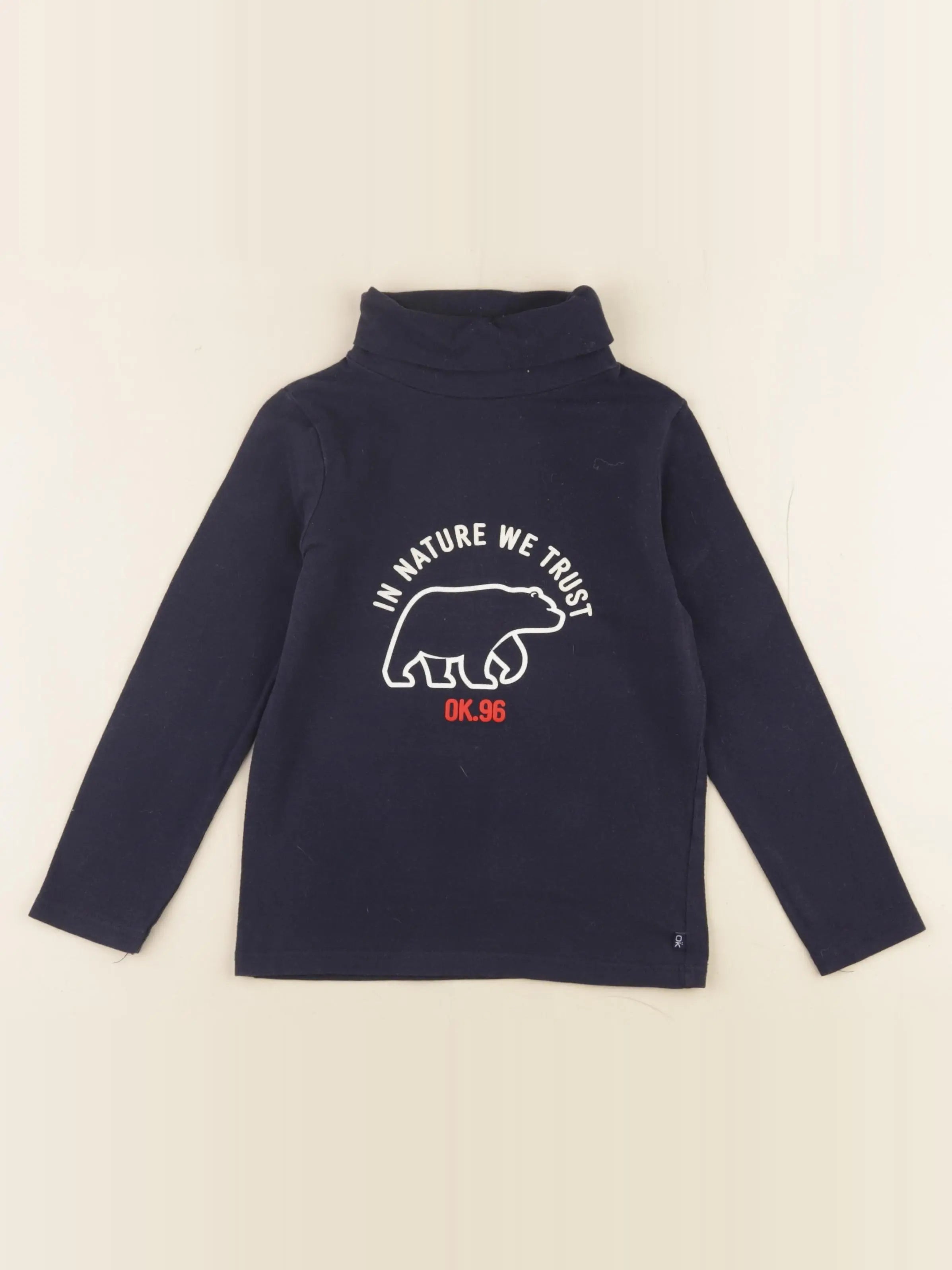 Okaidi - sous-pull bleu - 4 ans