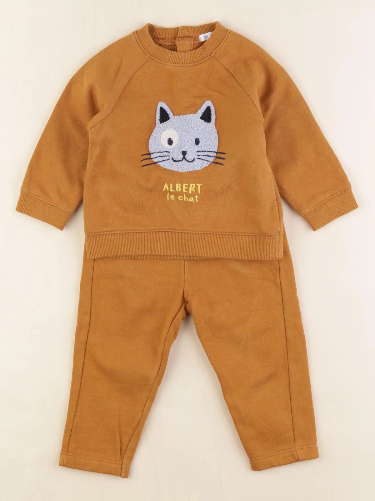 Boutchou - ensemble jaune - 12 mois