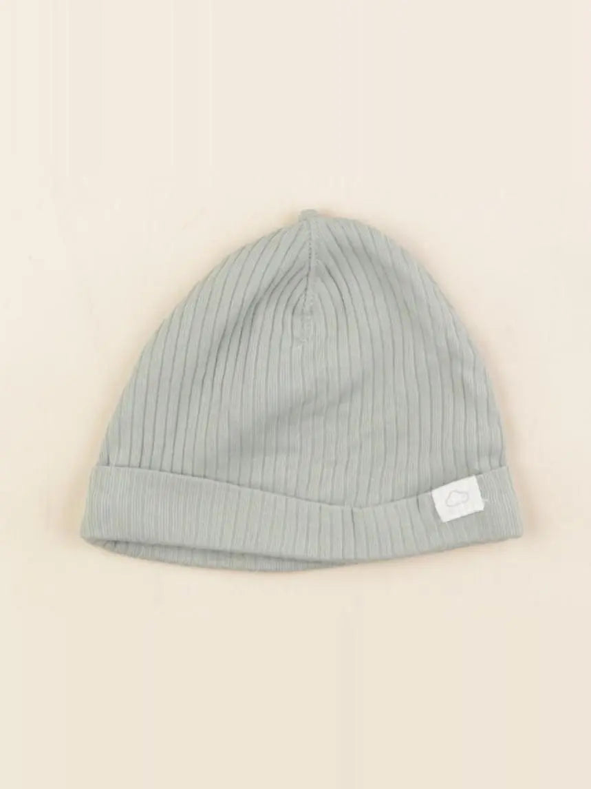 H&M - bonnet de naissance vert - 3 mois