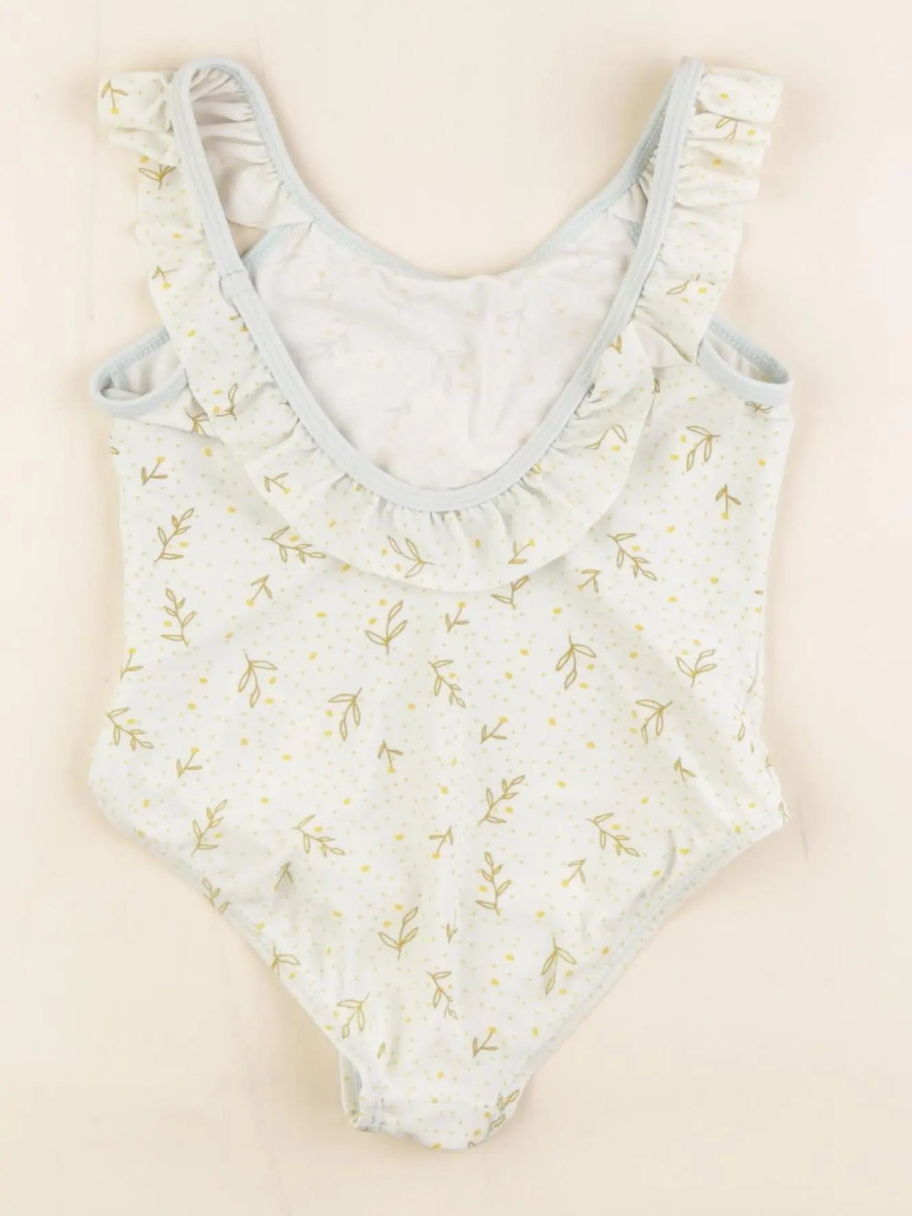 Vertbaudet - maillot de bain vert - 4 ans