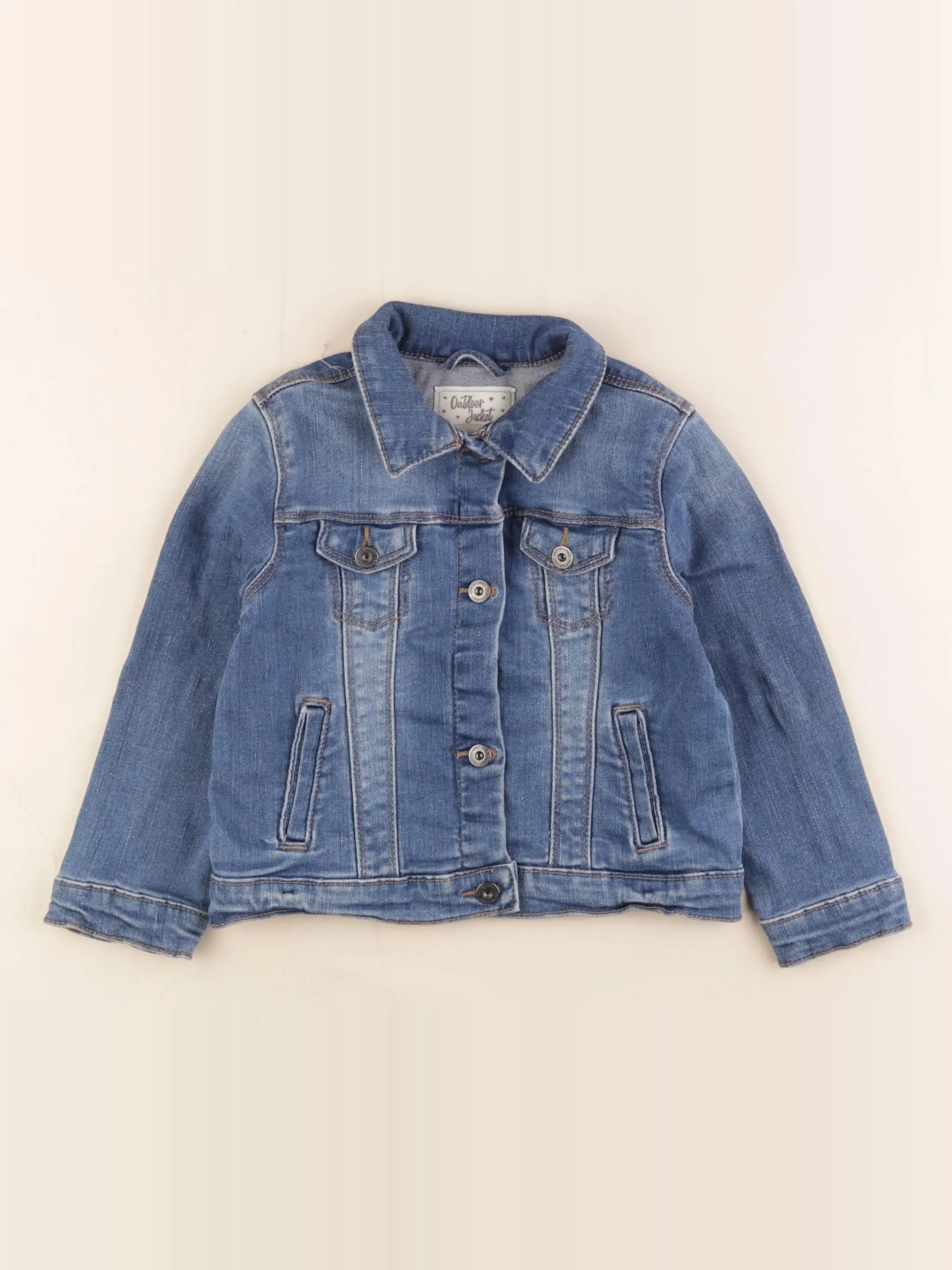 Vertbaudet - veste bleu - 4 ans