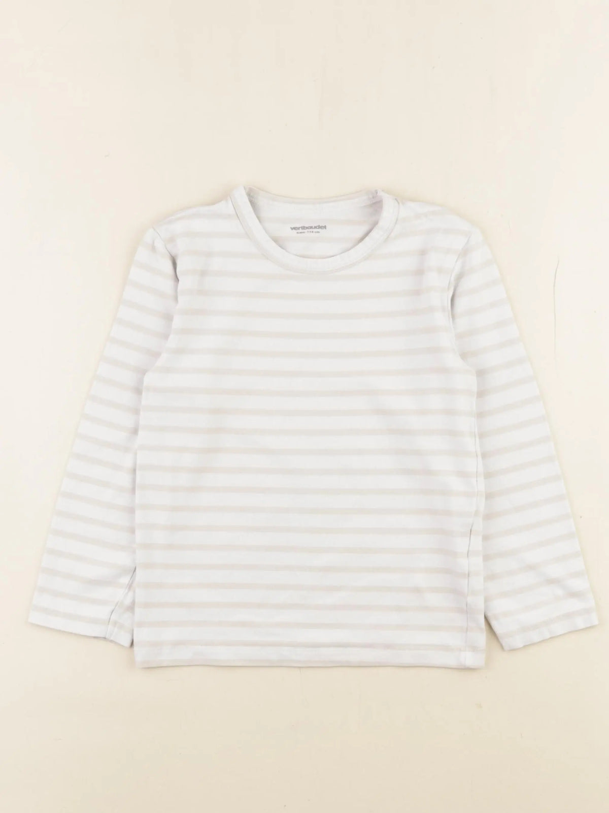 Vertbaudet - maillot de corps beige - 6 ans