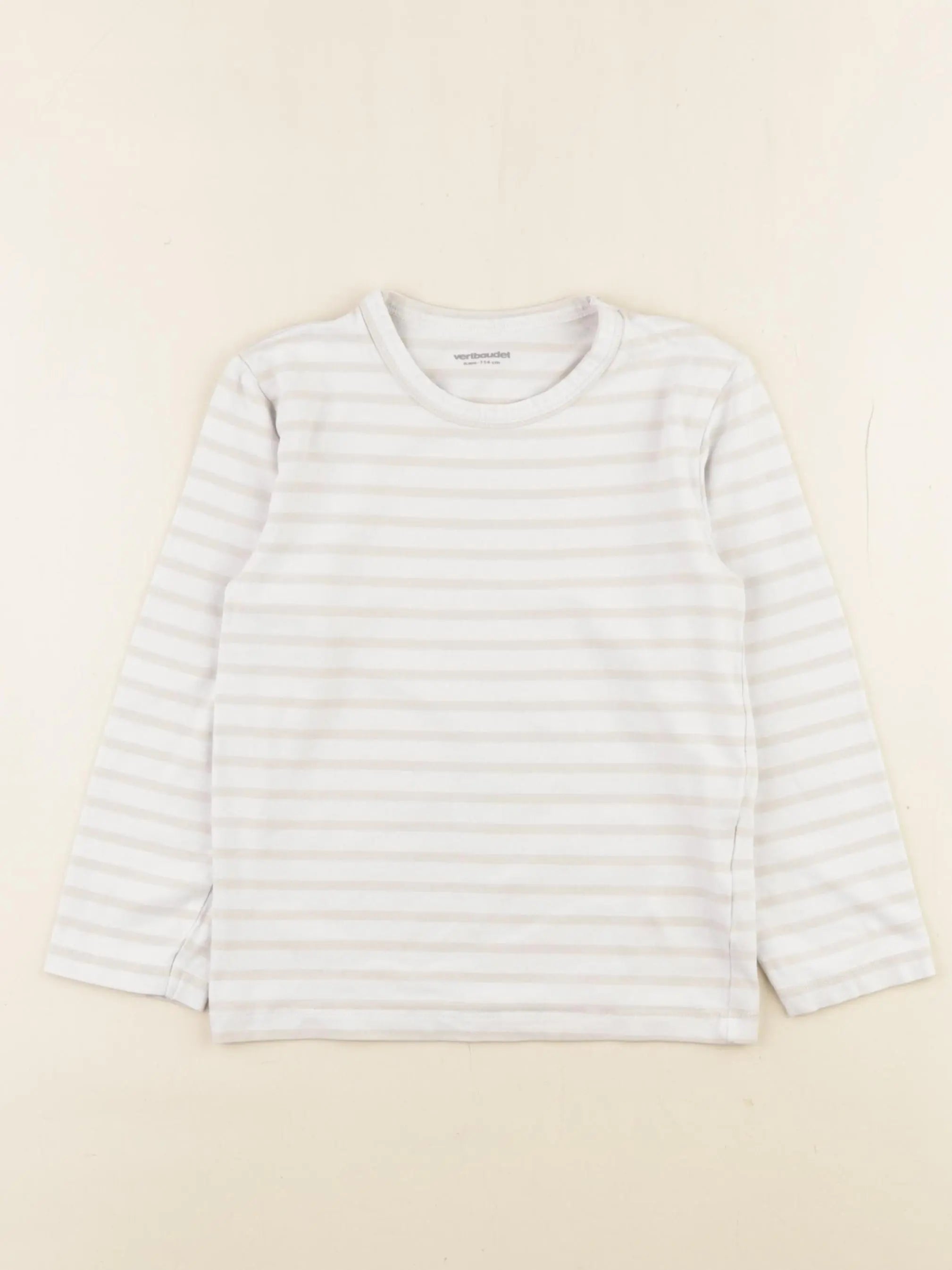 Vertbaudet - maillot de corps beige - 6 ans