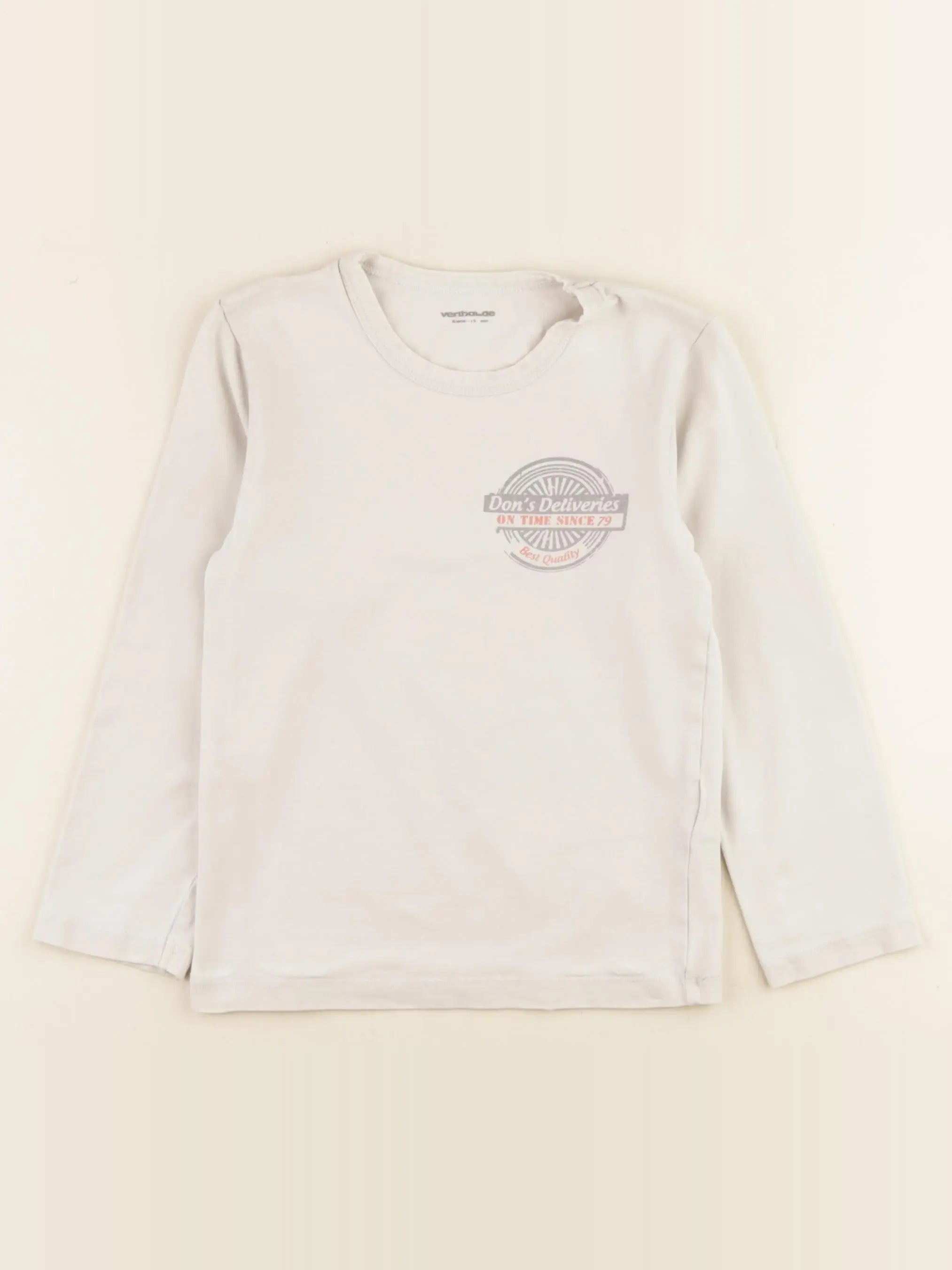 Vertbaudet - maillot de corps beige - 6 ans