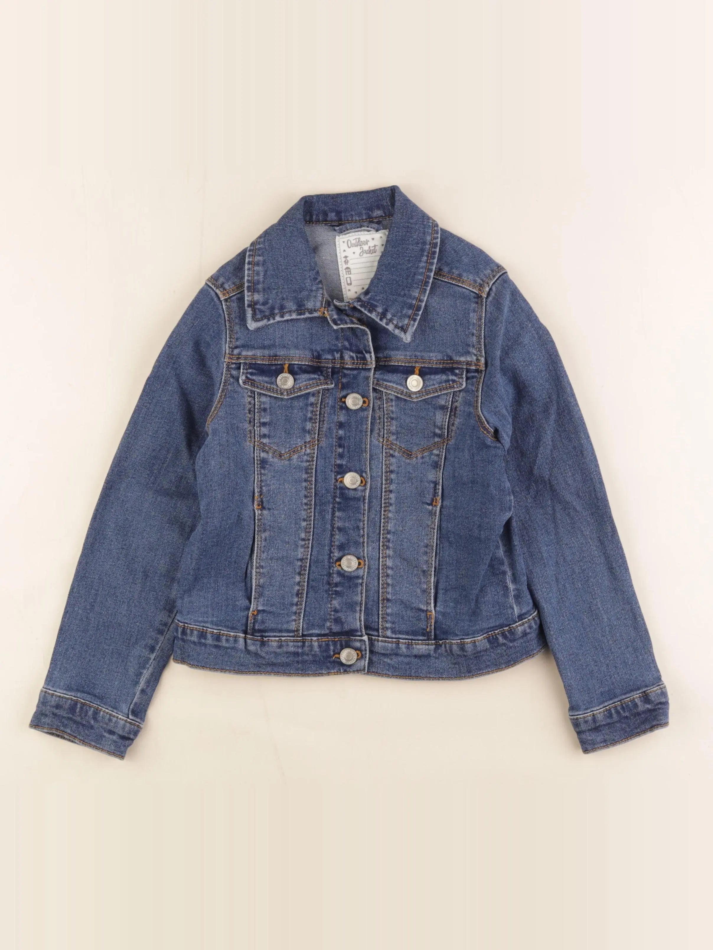 Vertbaudet - veste bleu - 7 ans