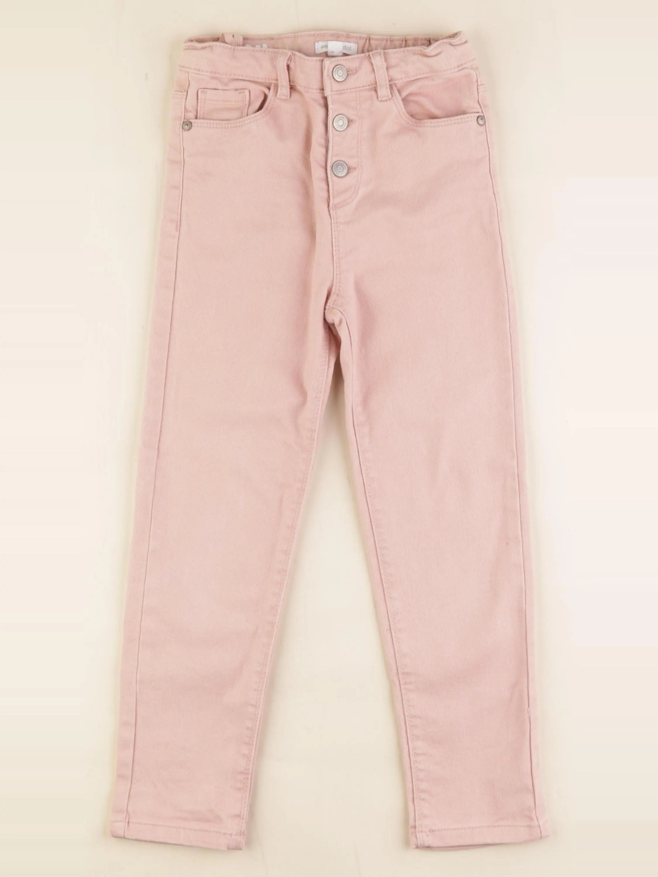 Vertbaudet - jean rose - 7 ans